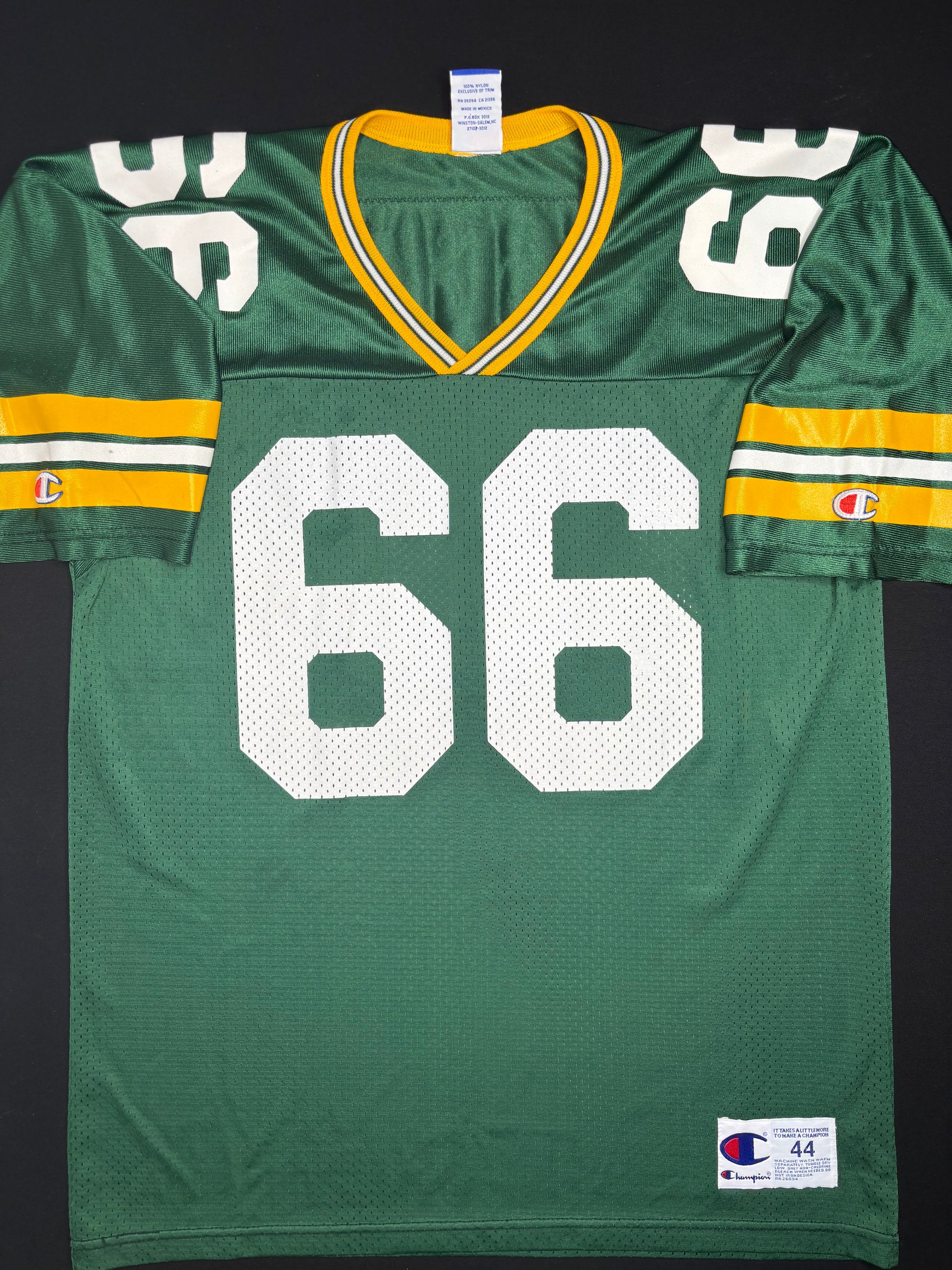 Green Bay Packers Ray Nitschke Champion Football Jersey Size: 44
