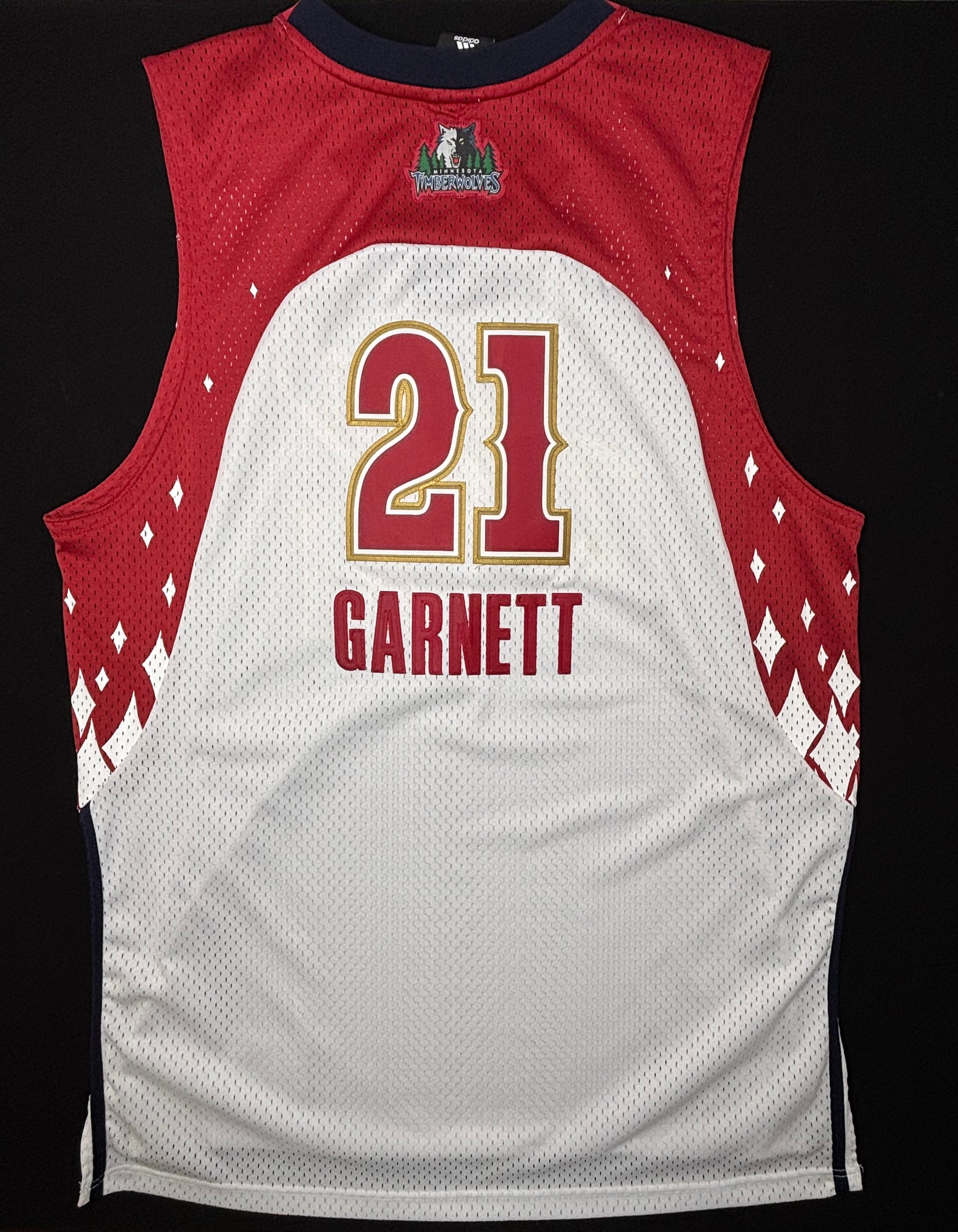 Minnesota Timberwolves Kevin Garnett 2007 All Star Adidas Swingman Basketball Jersey Size: XL