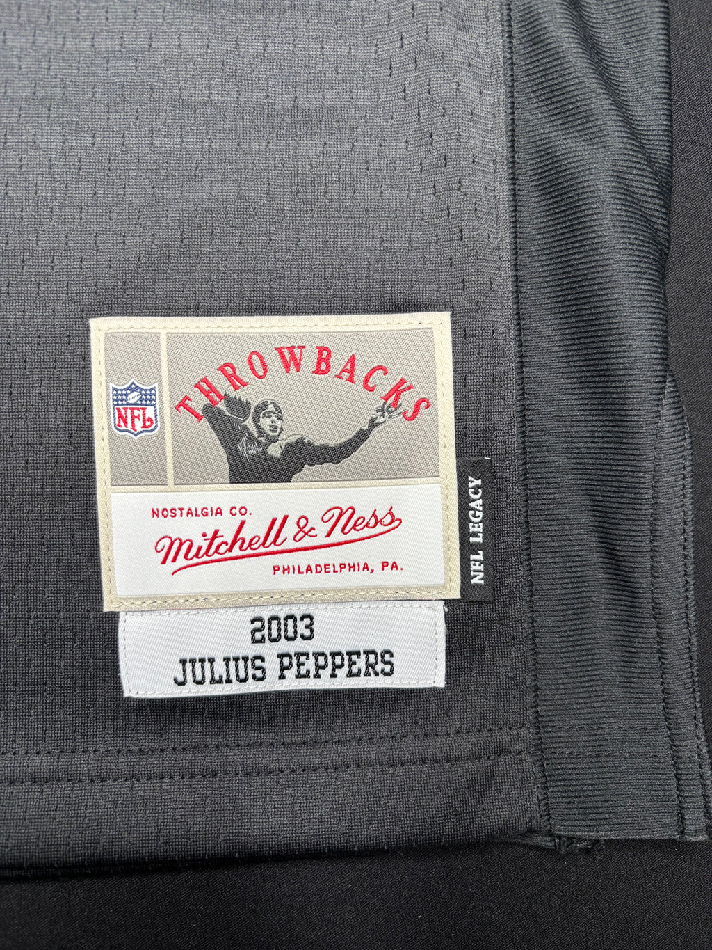 NWT Carolina Panthers Julius Peppers Mitchell & Ness Football Jersey