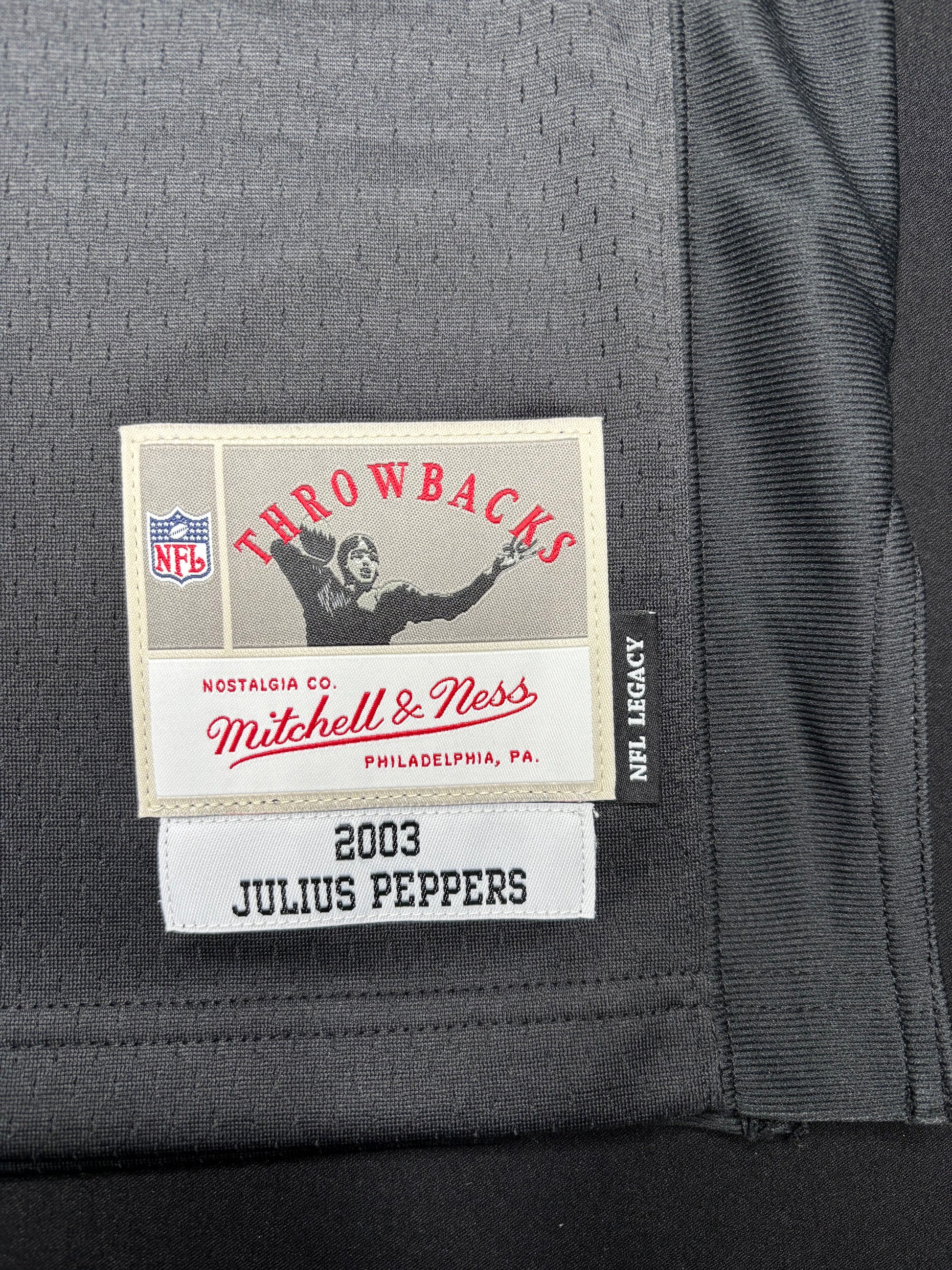 NWT Carolina Panthers Julius Peppers Mitchell & Ness Football Jersey