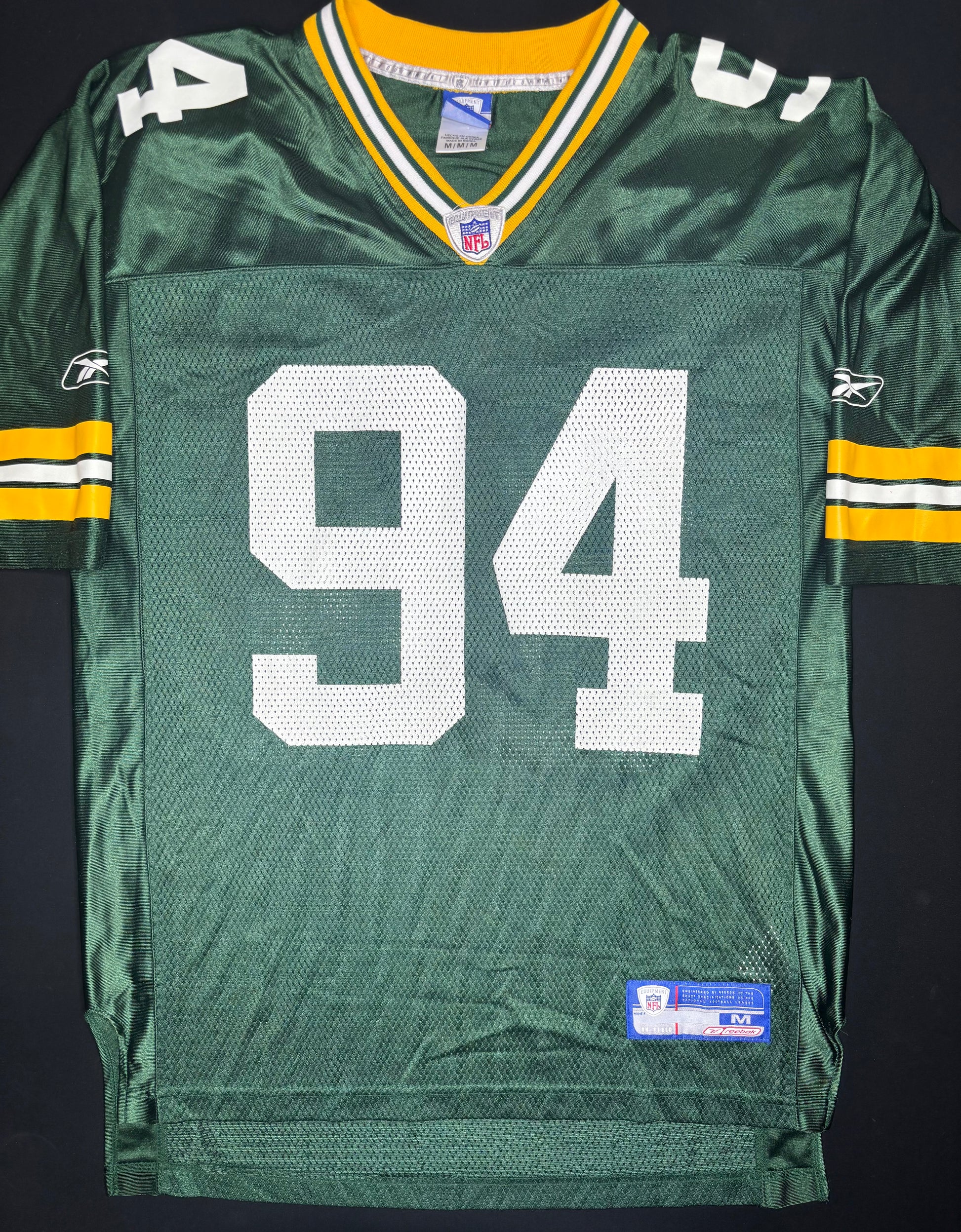 Vintage Green Bay Packers Kabeer Gbaja-Biamila Reebok Football Jersey Size: Medium