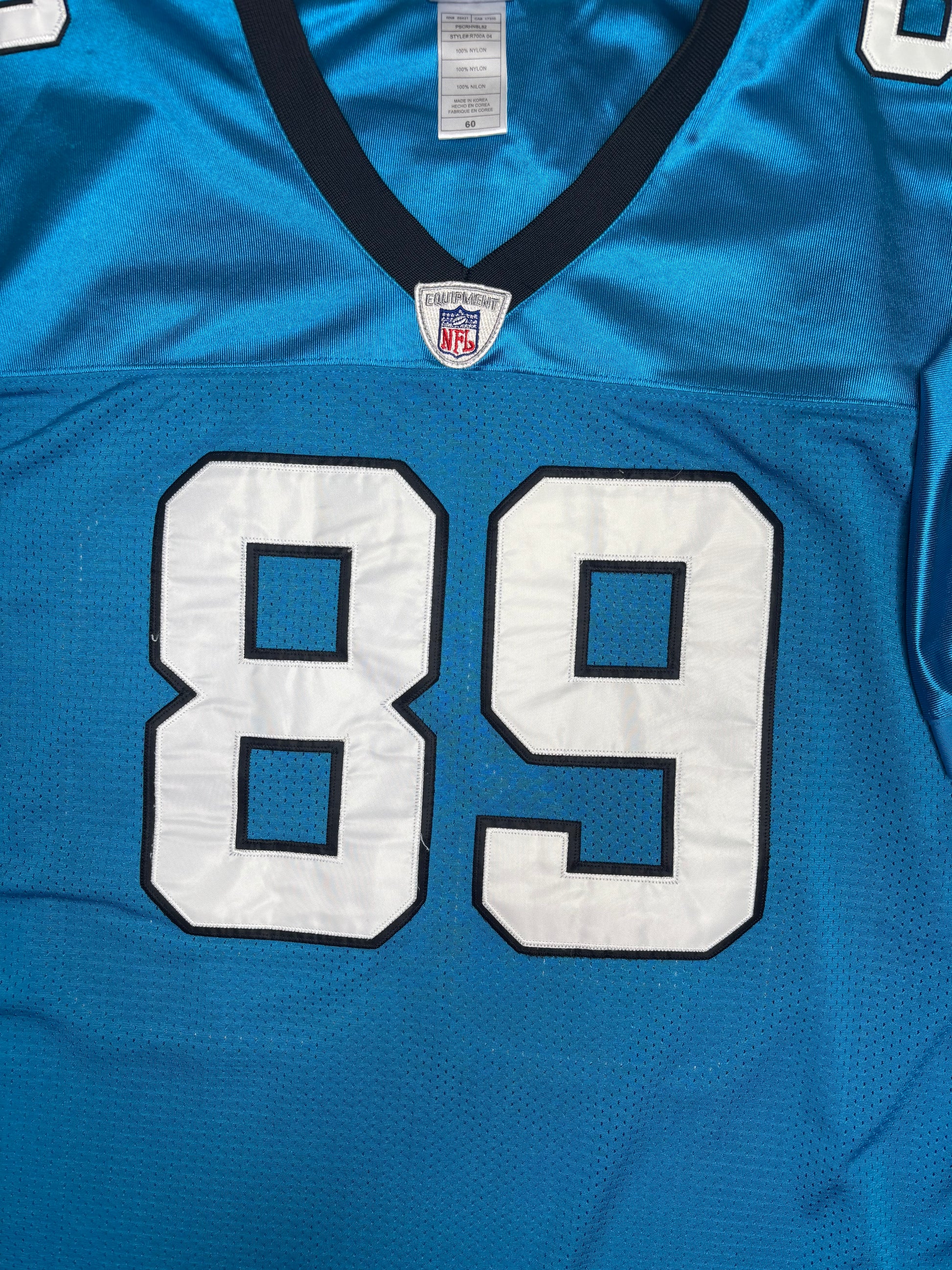 Carolina Panthers Steve Smith Authentic Reebok Football Jersey Size: 60