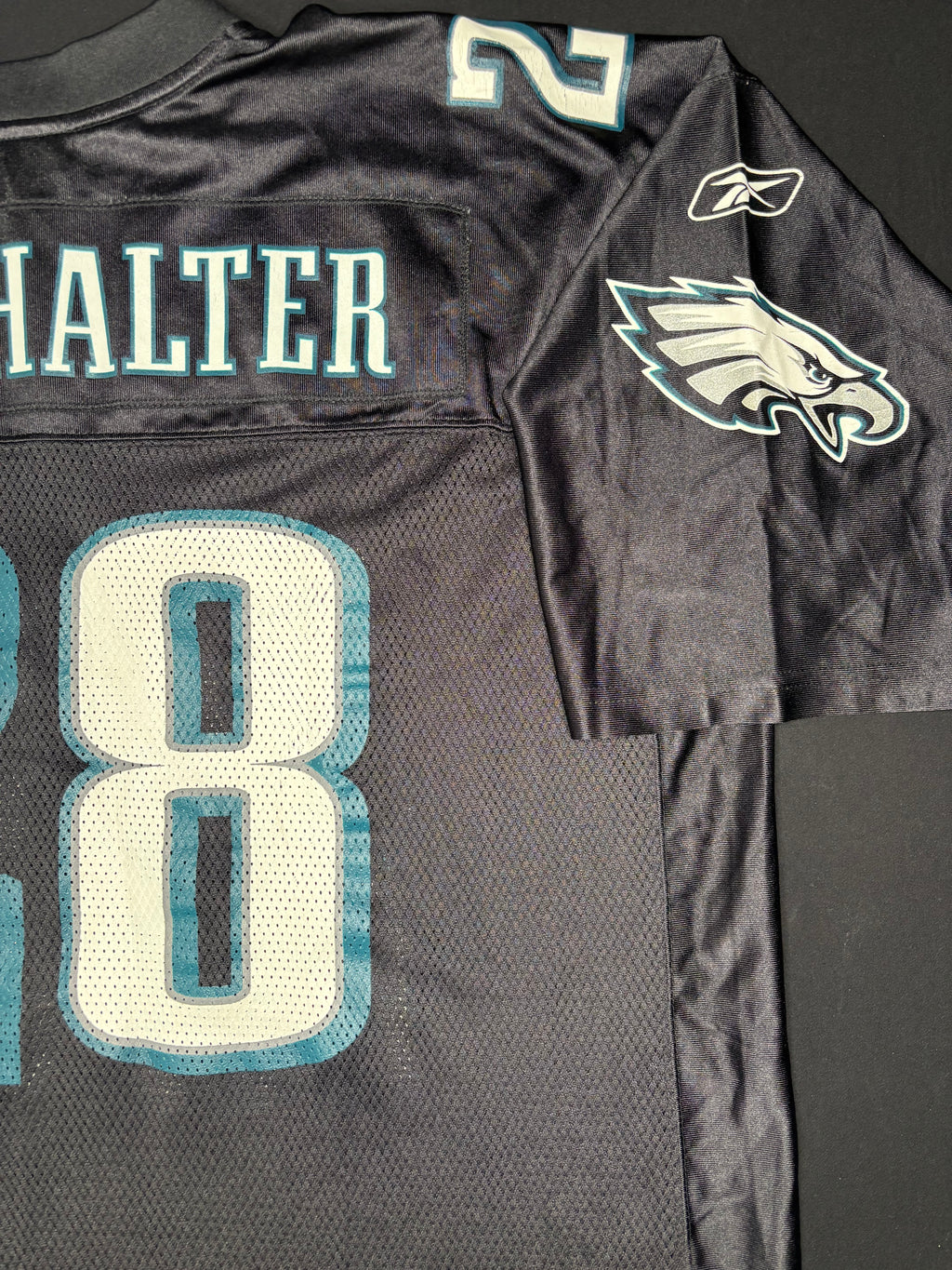 Philadelphia Eagles Correll Buckhalter Alt Black Reebok Football Jersey Size: XXL