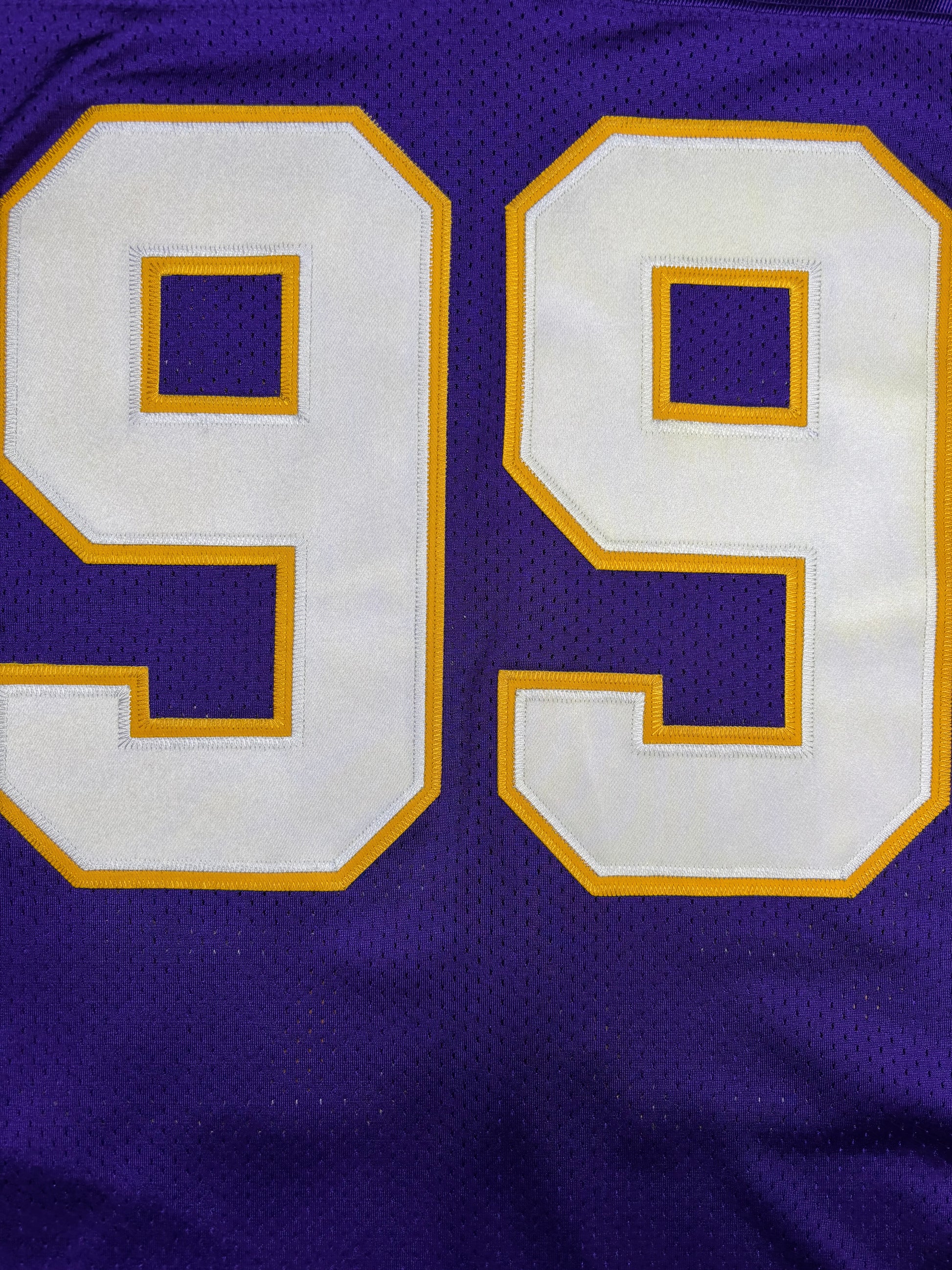 Minnesota Vikings Erasmus James Autographed Authentic Reebok Football Jersey Size: 52