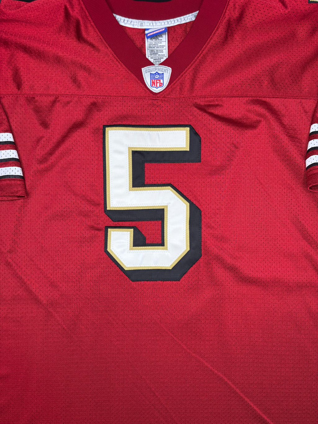 San Francisco 49ers Jeff Garcia Reebok Authentic Football Jersey Size: 60
