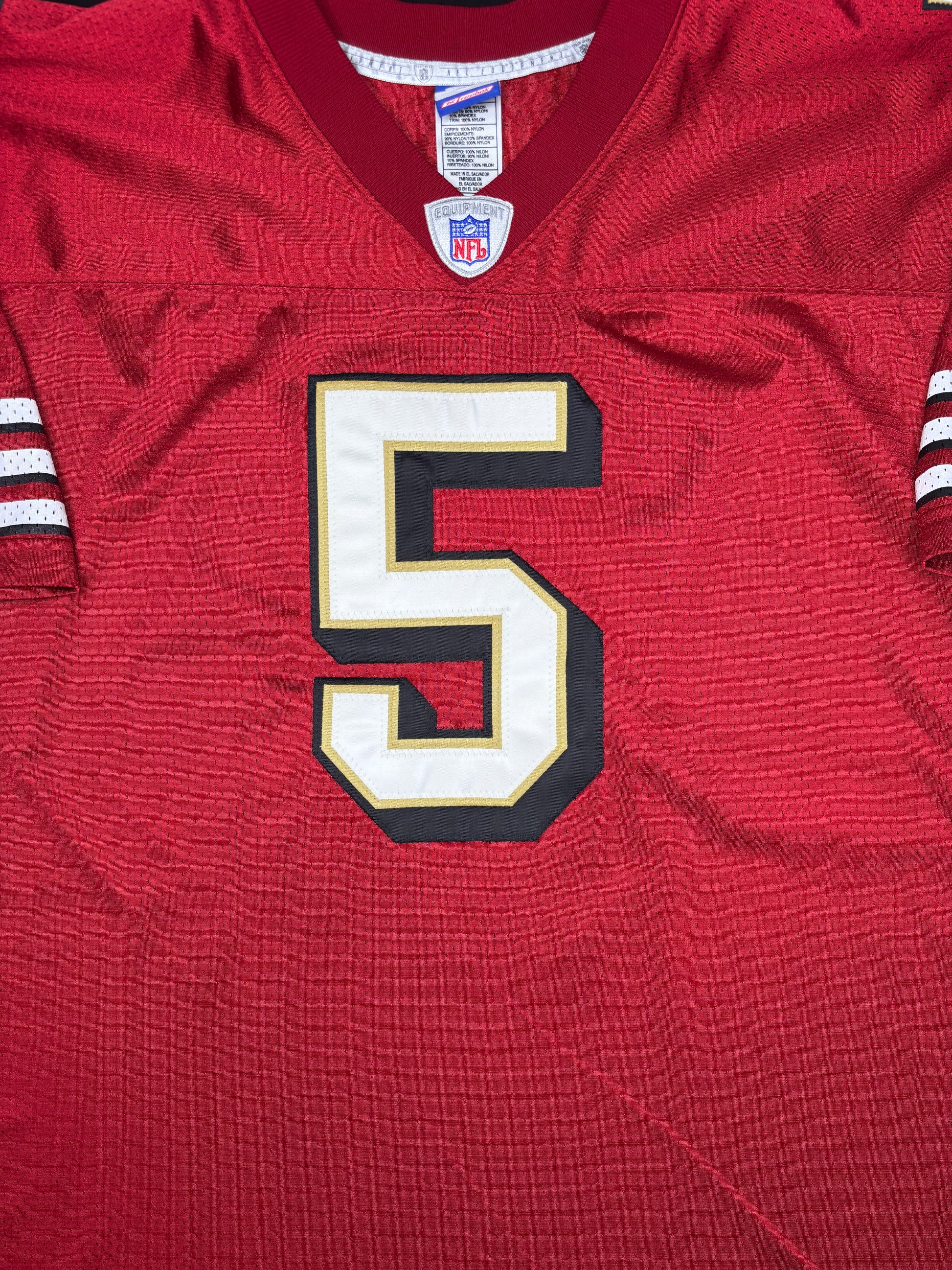 San Francisco 49ers Jeff Garcia Reebok Authentic Football Jersey Size: 60