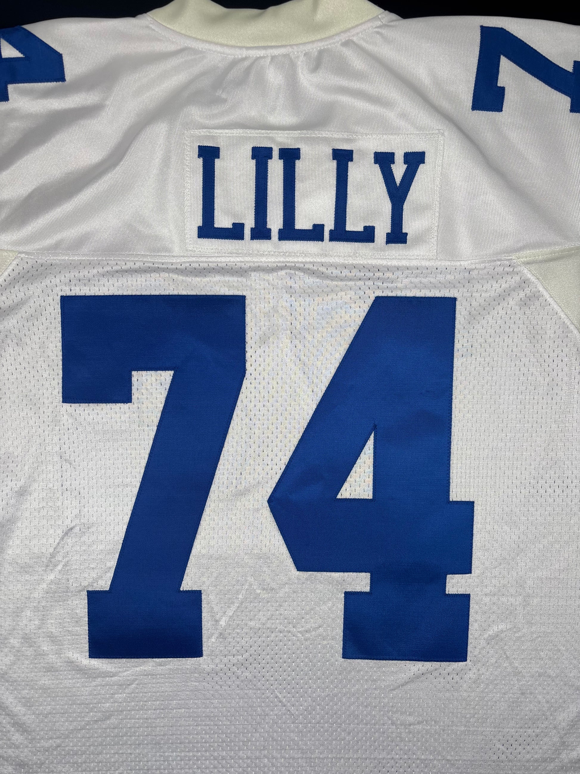 Dallas Cowboys Bob Lilly Reebok Authentic Football Jersey Size: 60