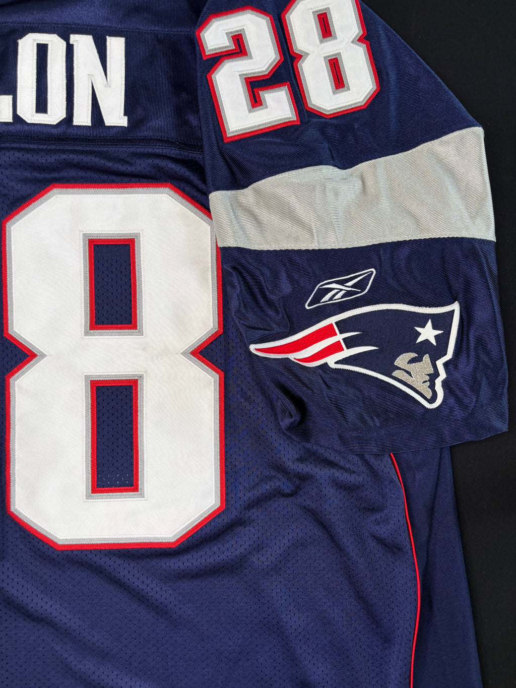 New England Patriots Corey Dillon Authentic Reebok Football Jersey Size: 60