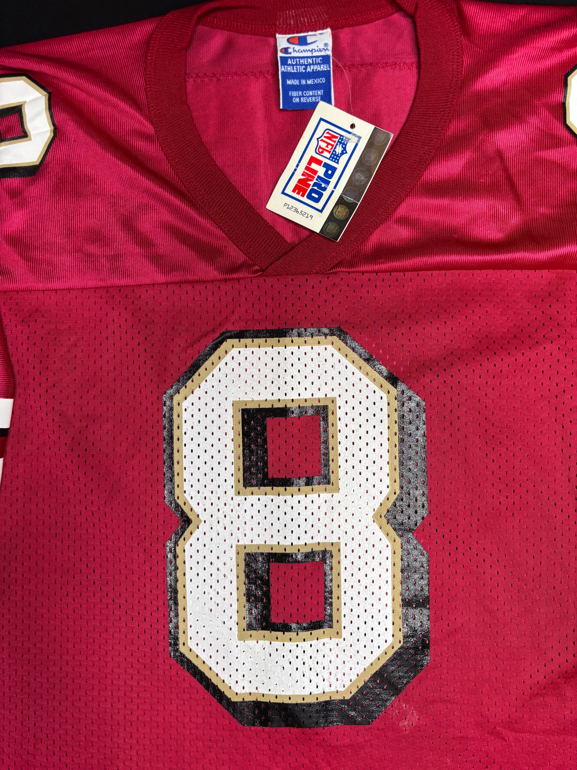 NWT San Francisco 49ers Steve Young Champion Football Jersey Size: 48