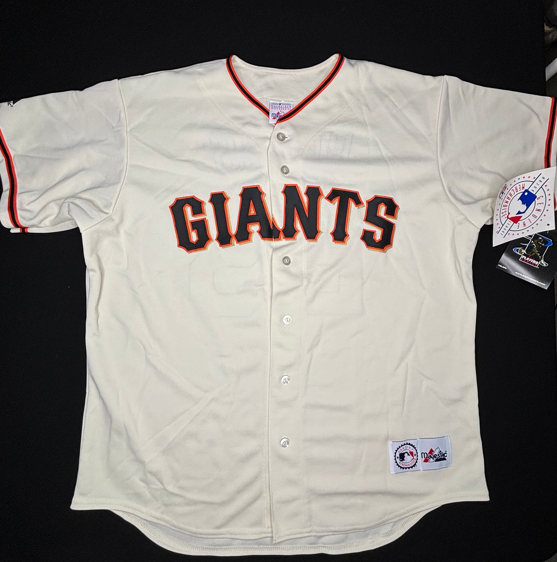 NWT San Francisco Giants Barry Bonds Majestic Baseball Jersey Size: Large