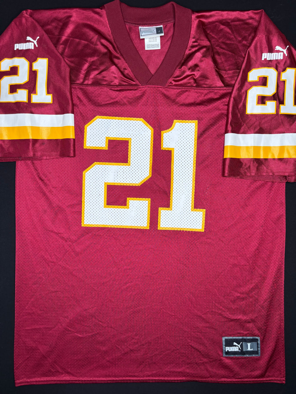 Washington Redskins Deion Sanders Puma Football Jersey Size: Large