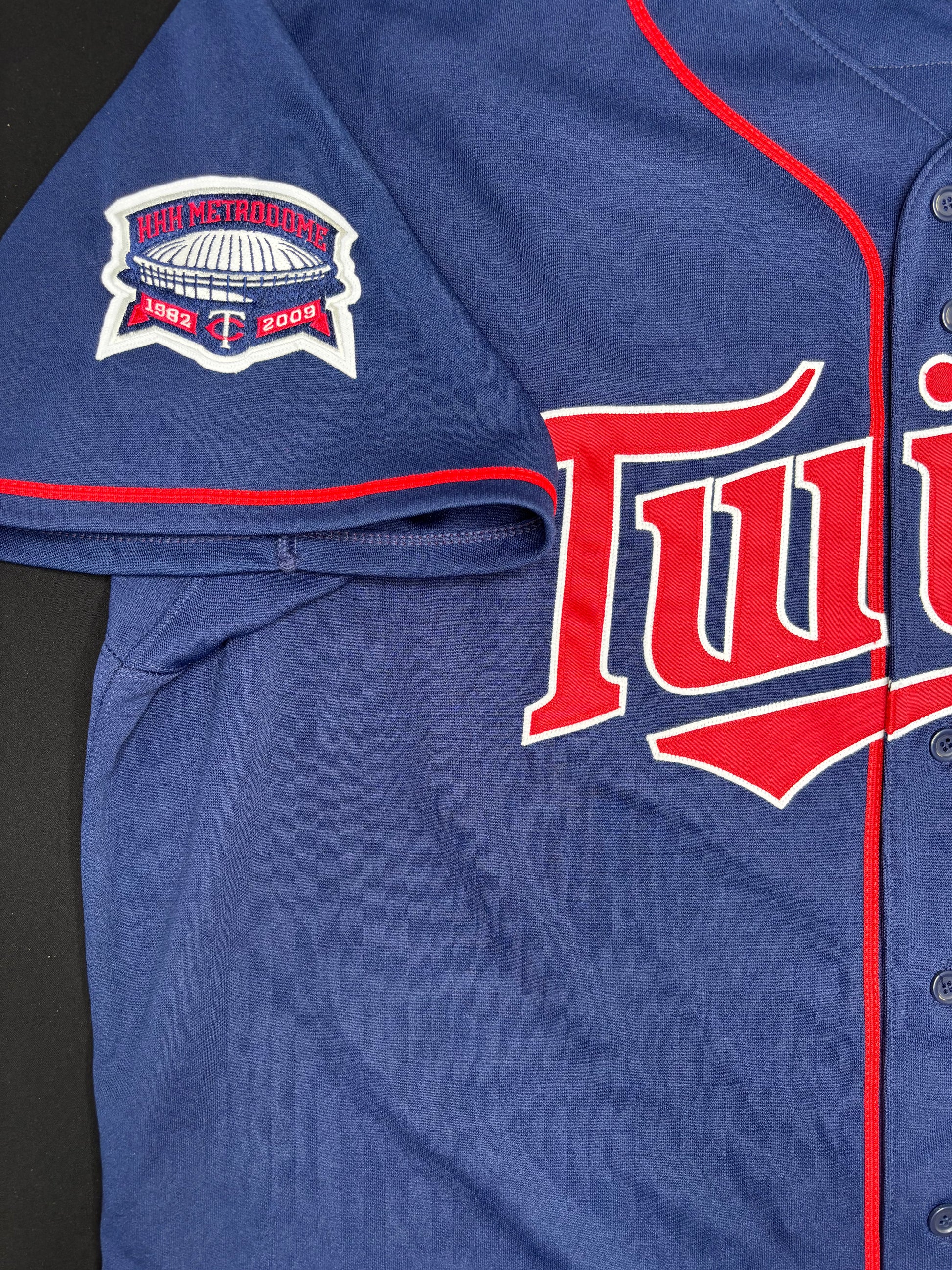 Minnesota Twins Joe Mauer Authentic Majestic Baseball Jersey Size: 60