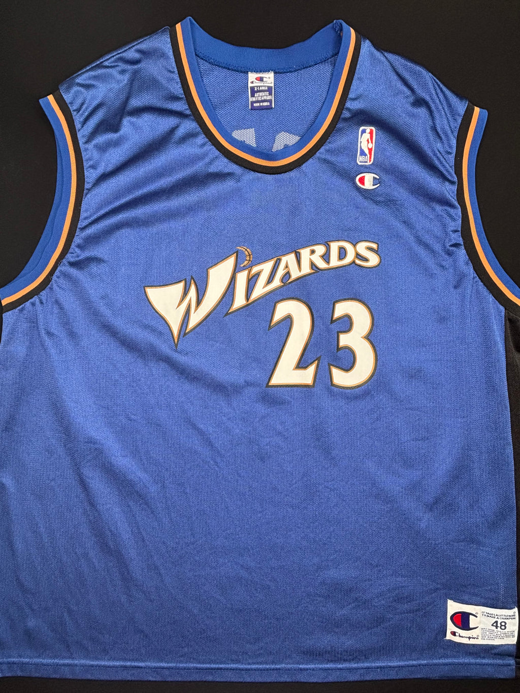 Washington Wizards Michael Jordan Champion Basketball Jersey Size: 48