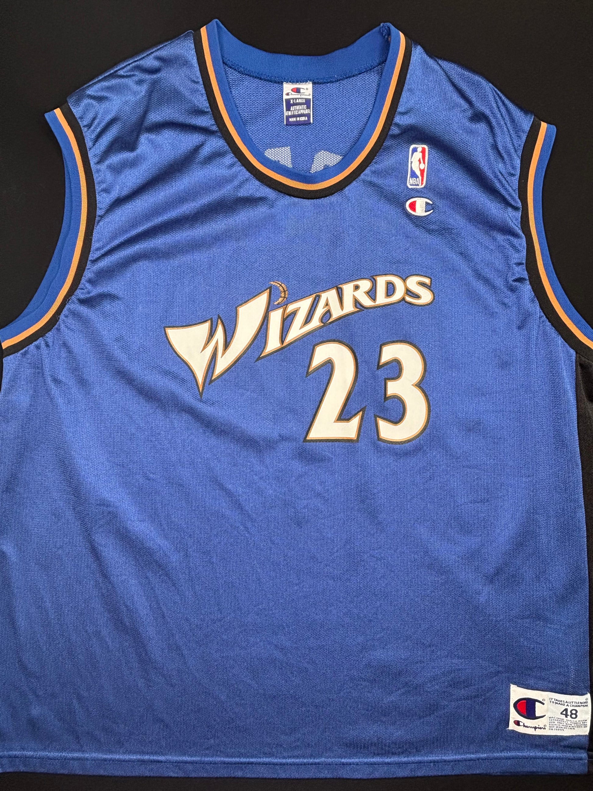 Washington Wizards Michael Jordan Champion Basketball Jersey Size: 48
