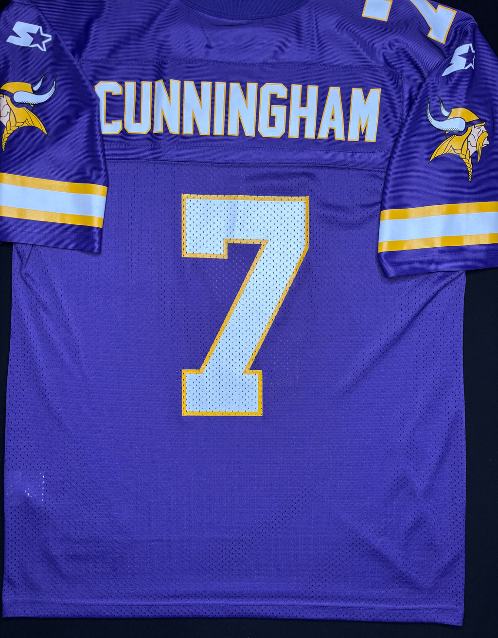 Minnesota Vikings Randall Cunningham Starter Football Jersey Size: 48