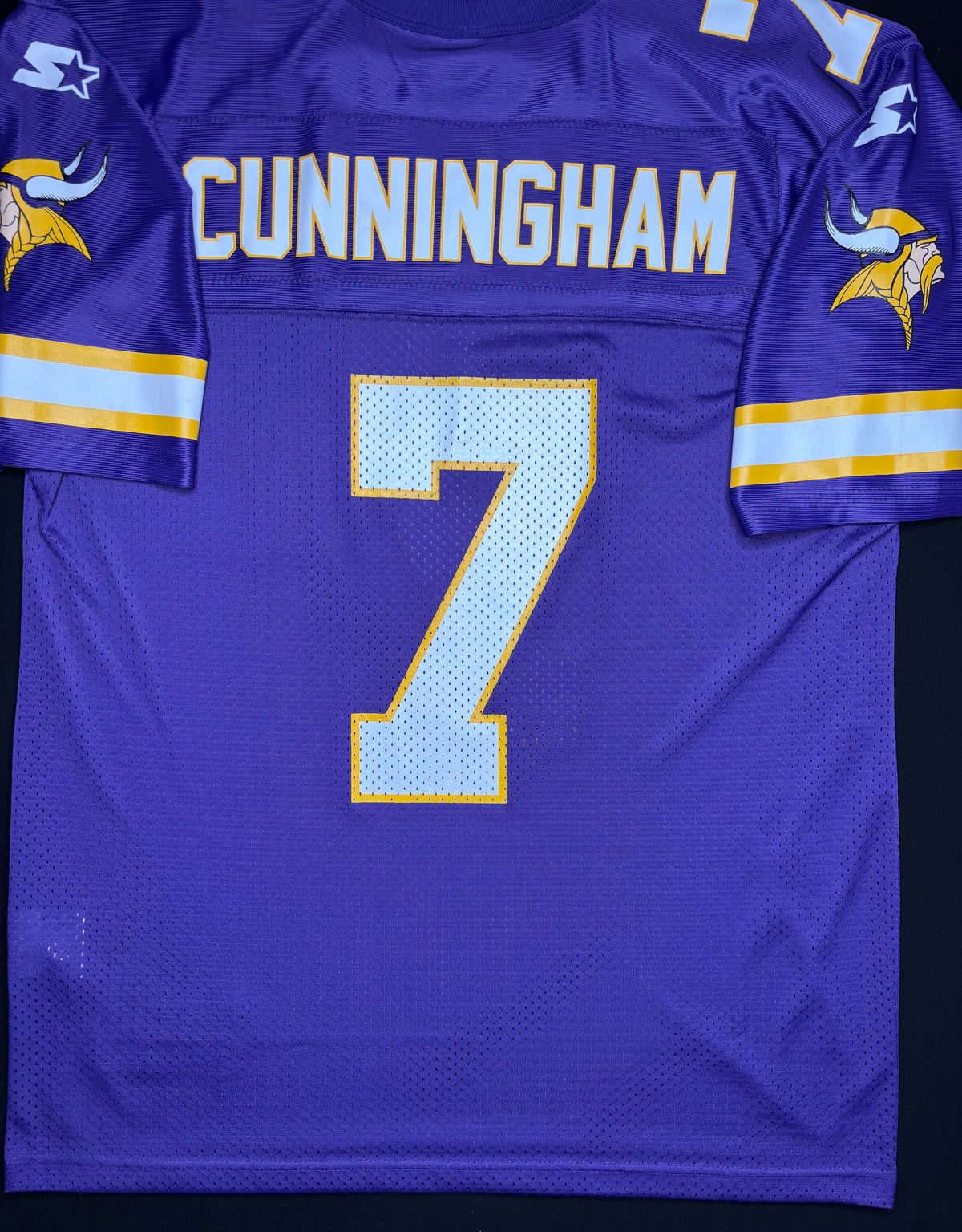 Minnesota Vikings Randall Cunningham Starter Football Jersey Size: 48