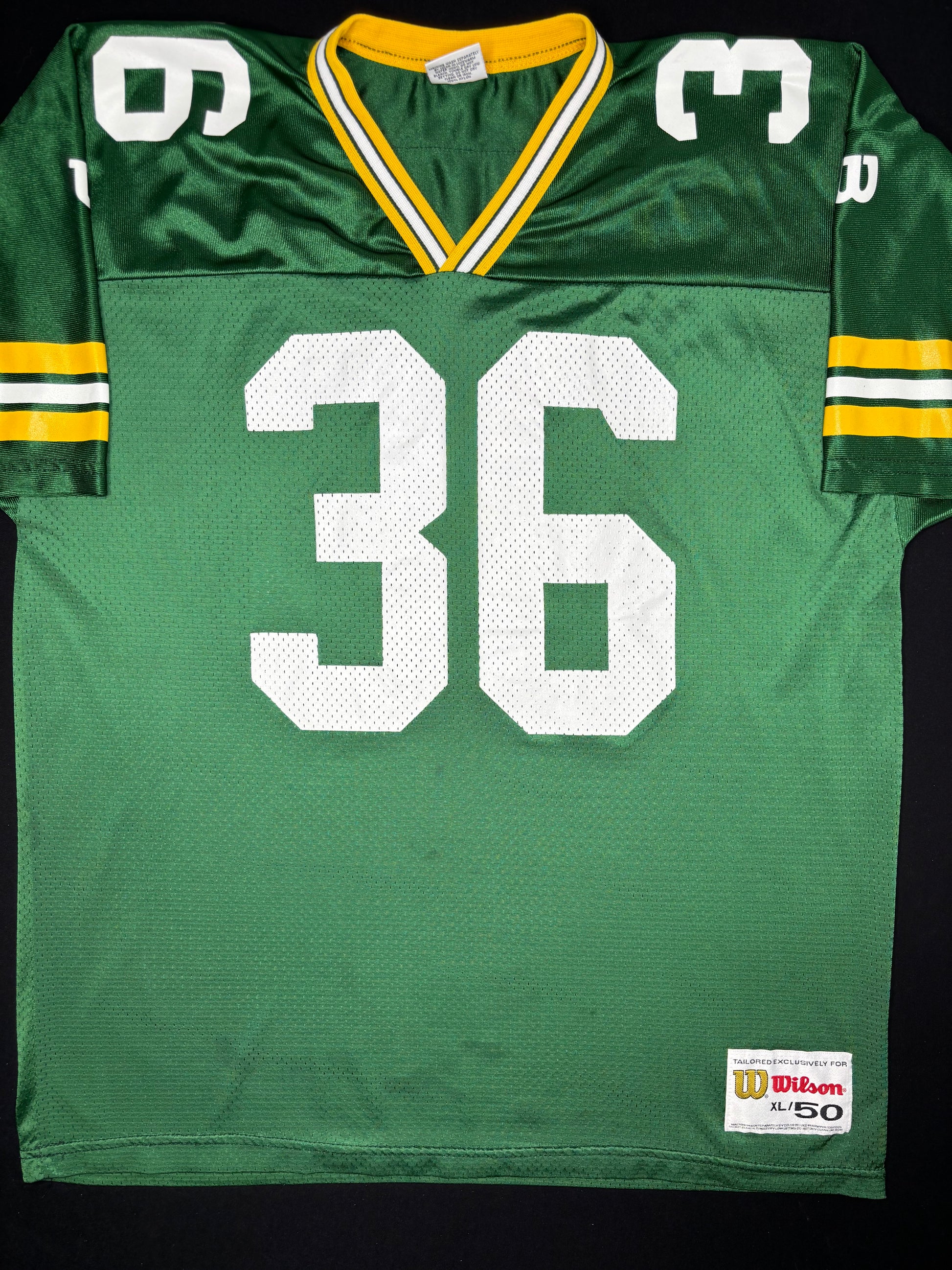 Green Bay Packers Leroy Butler Wilson Football Jersey Size: 50