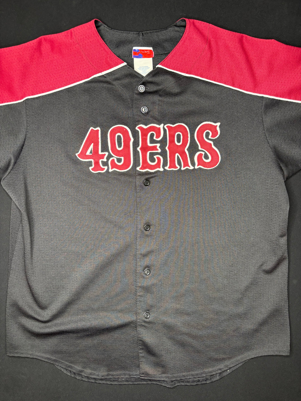 San Francisco 49ers Majestic Baseball Jersey Size: XL