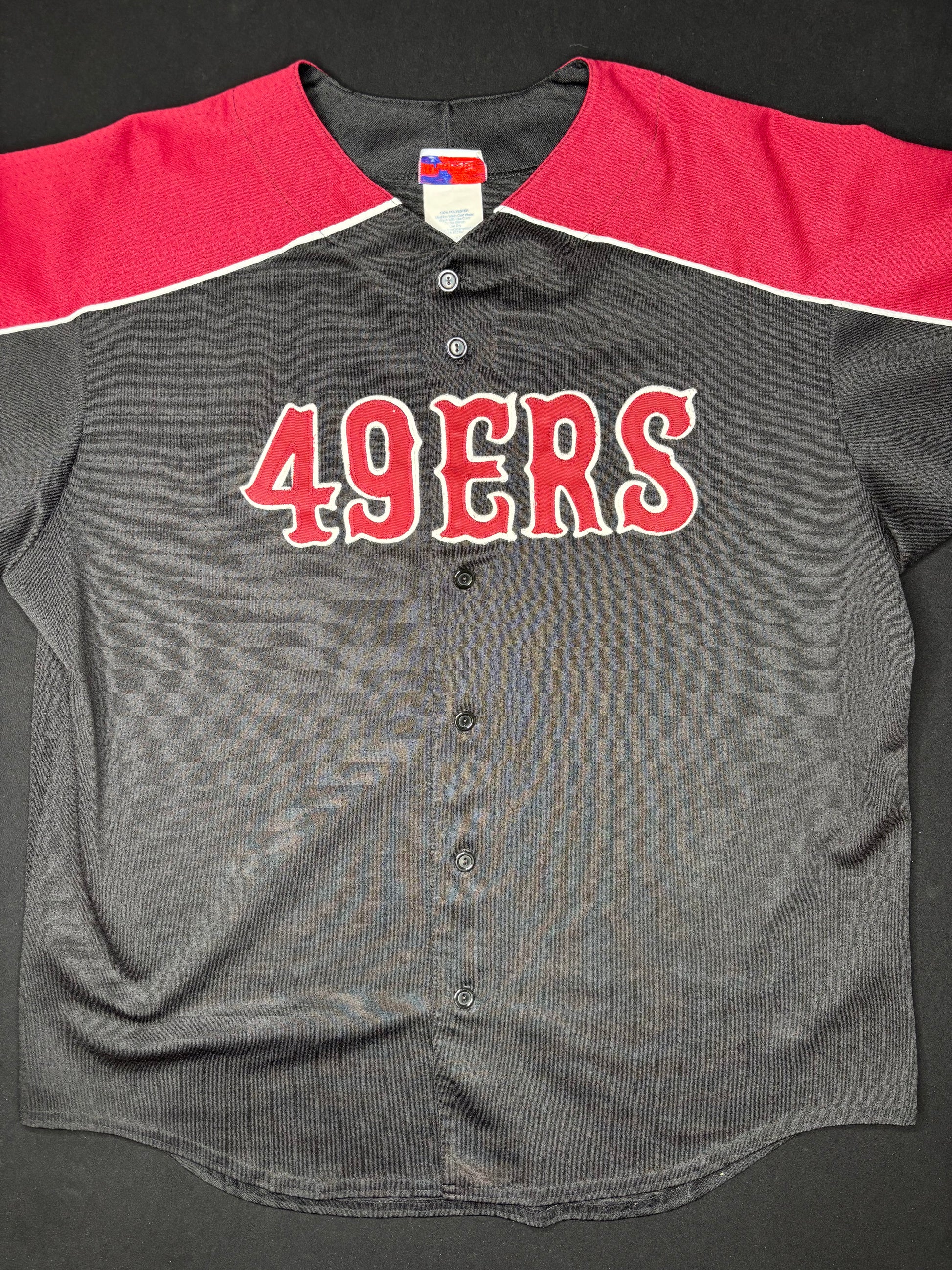 San Francisco 49ers Majestic Baseball Jersey Size: XL