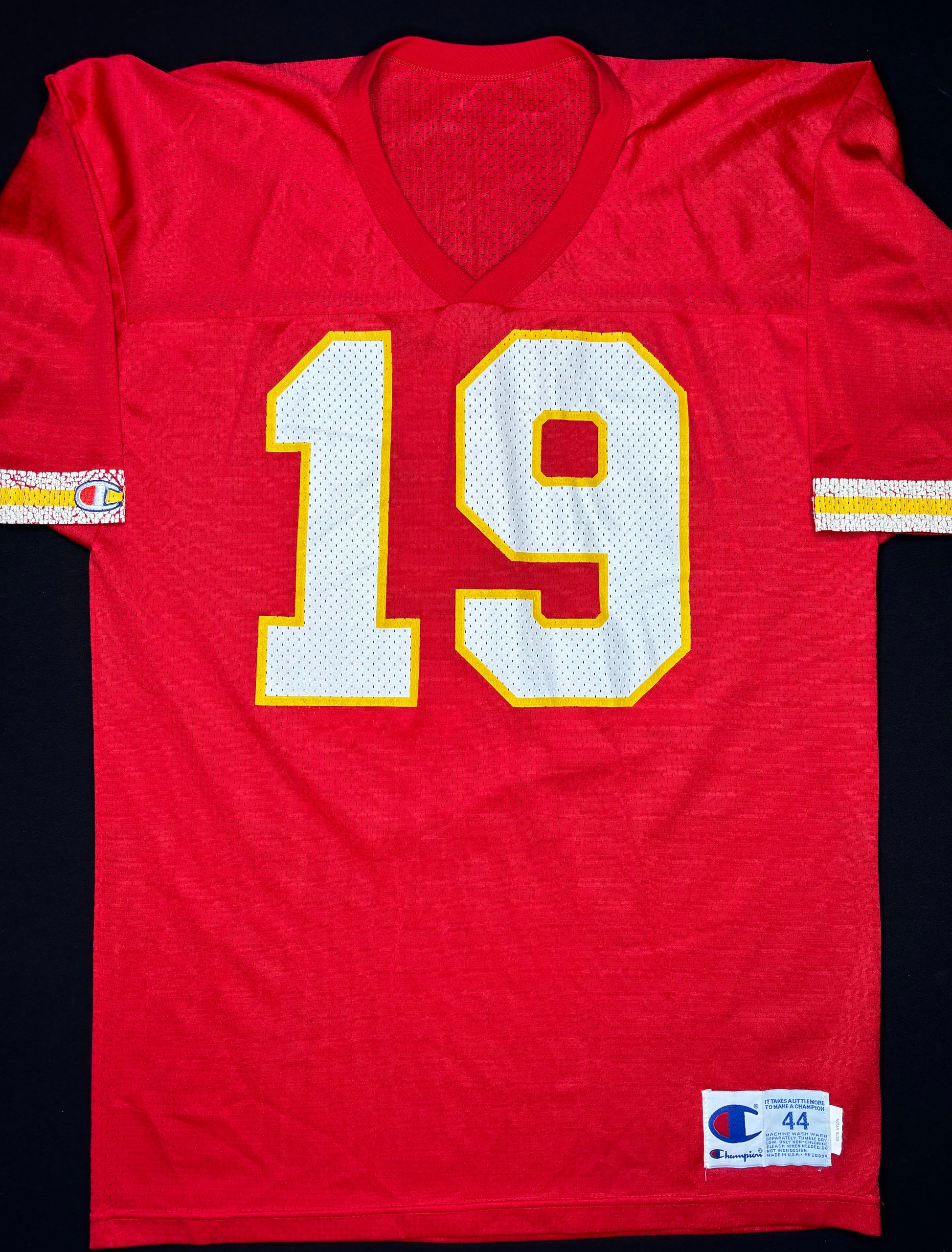 Kansas City Chiefs Joe Montana Champion Football Jersey Size: 44