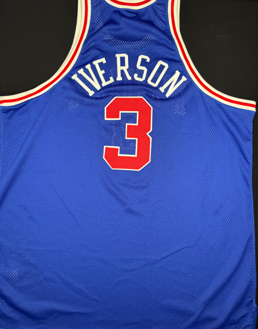 Philadelphia 76ers Allen Iverson Mitchell & Ness 50th Anniversary Authentic Basketball Jersey Size: XXXL