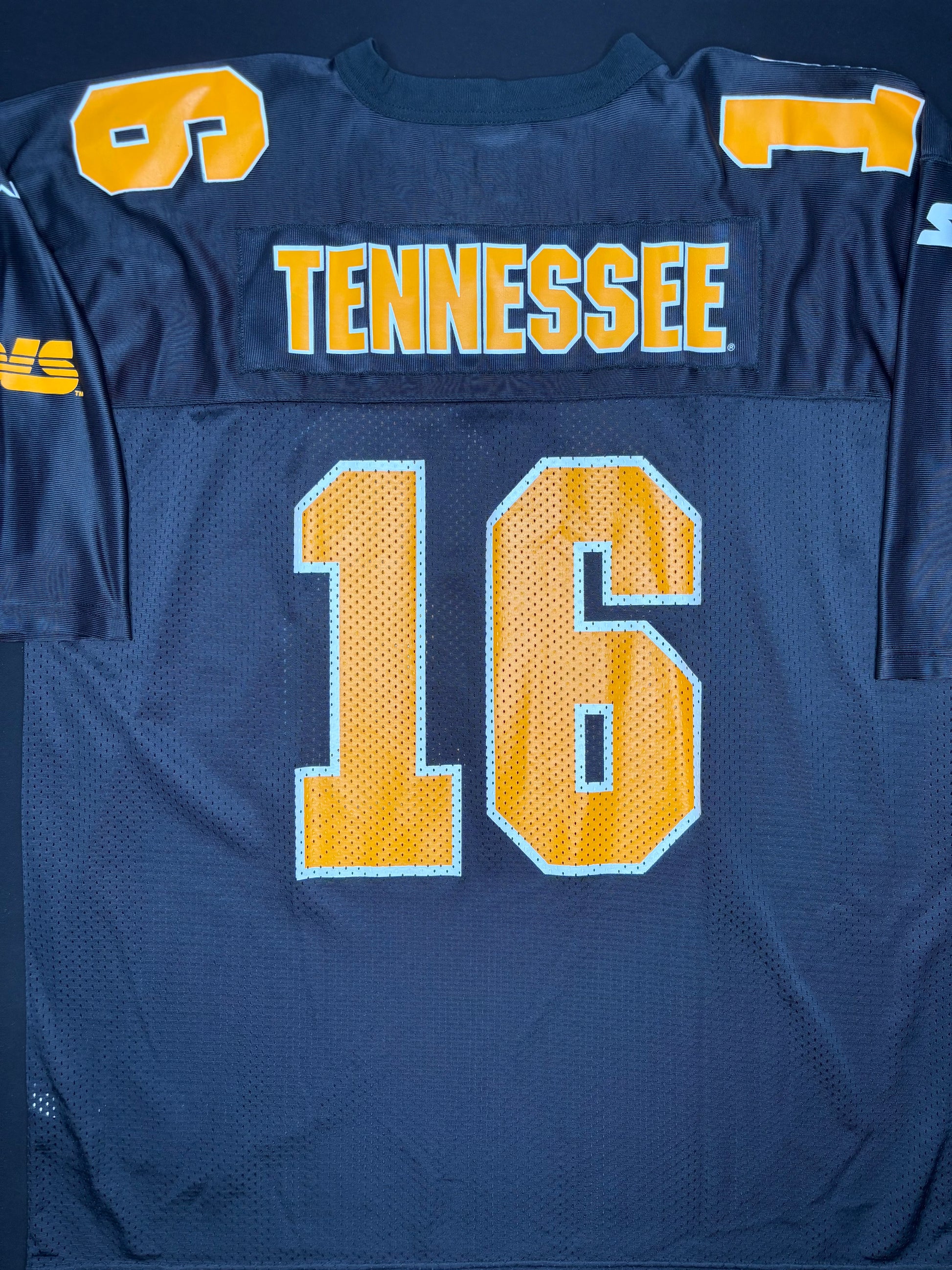 Vintage Tennessee Volunteers Peyton Manning Alt Black Starter Football Jersey Size: 52
