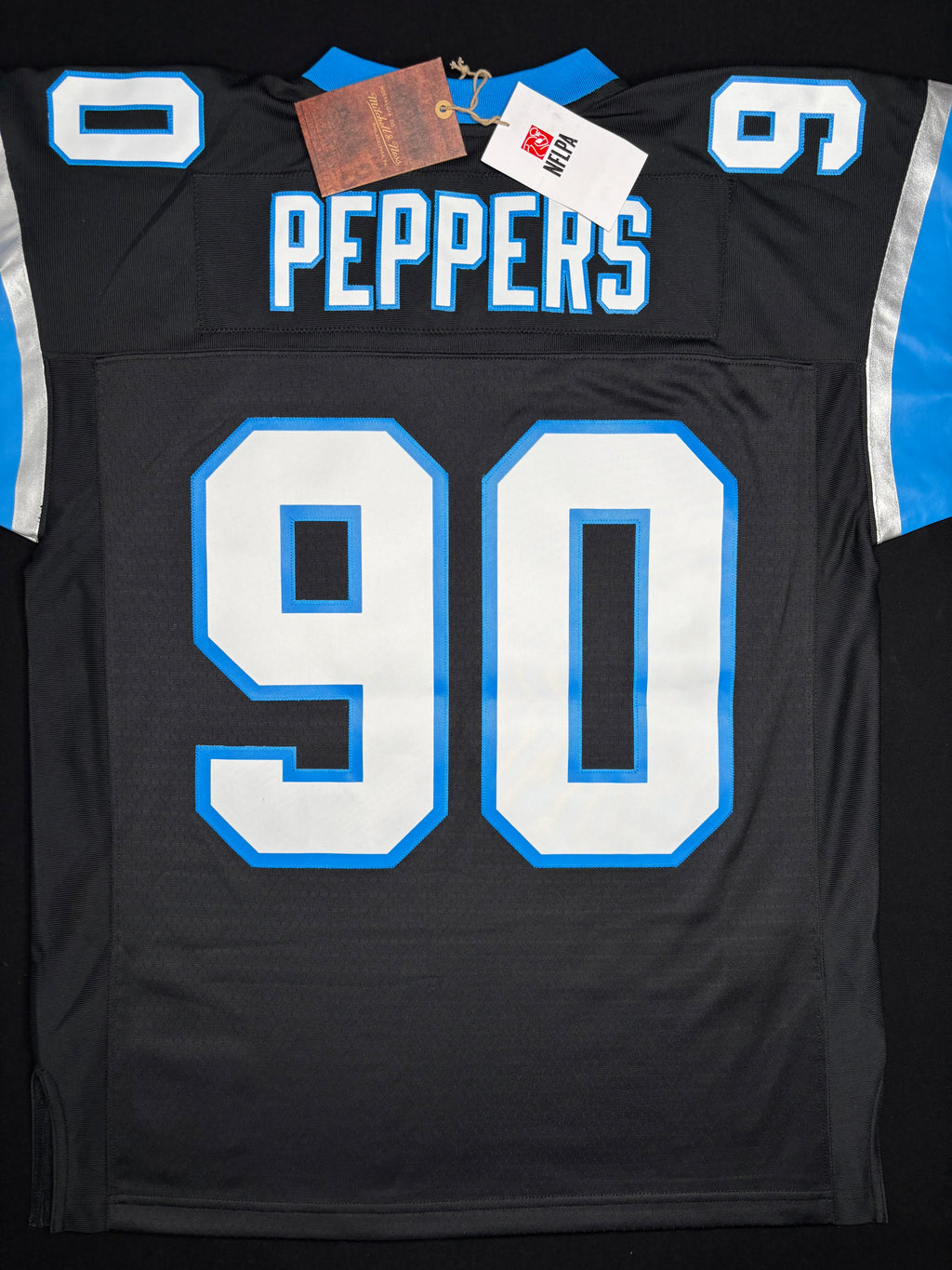 NWT Carolina Panthers Julius Peppers Mitchell & Ness Football Jersey