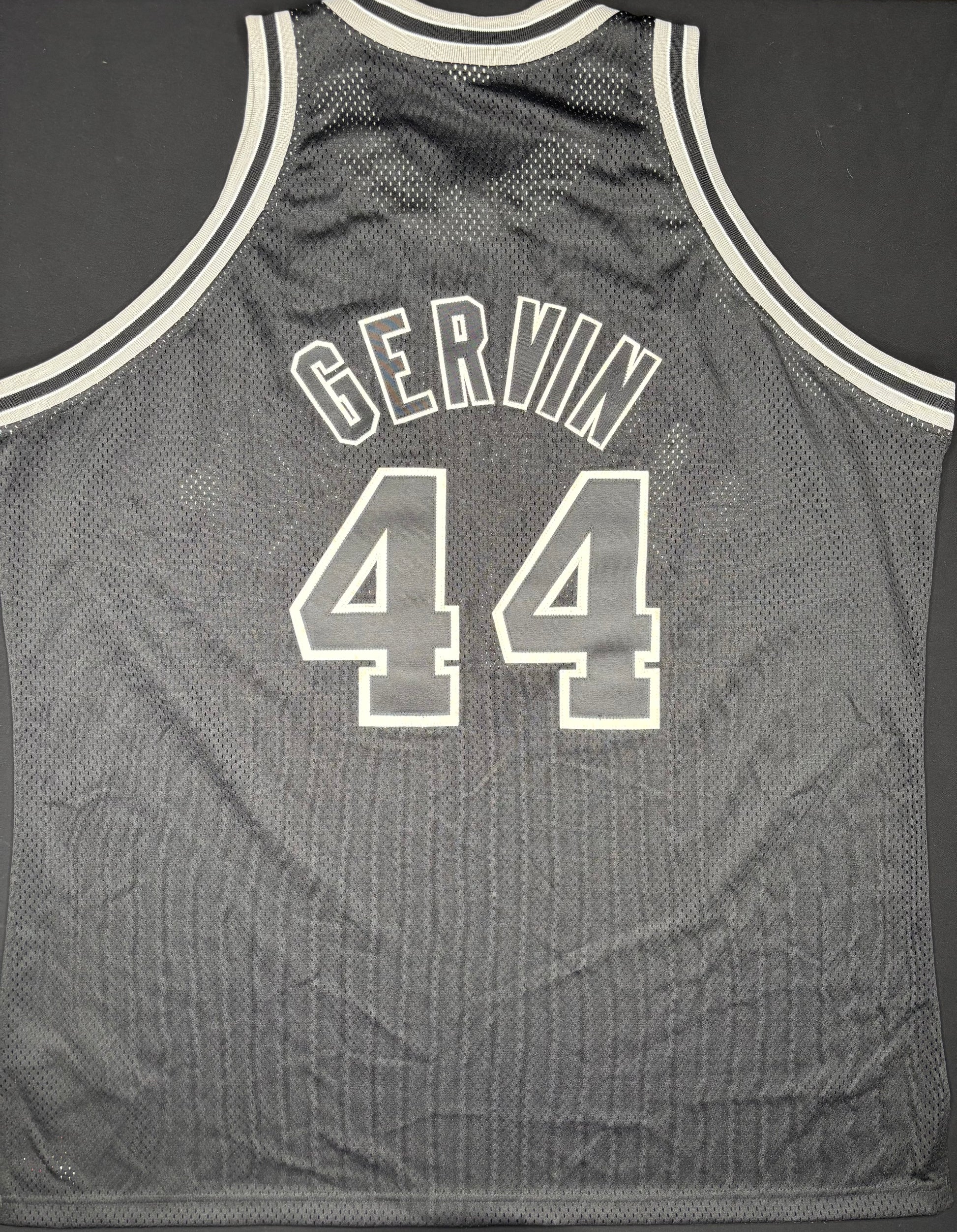 San Antonio Spurs George Gervin Mitchell and Ness Hardwood Classic Basketball Jersey Size: 56