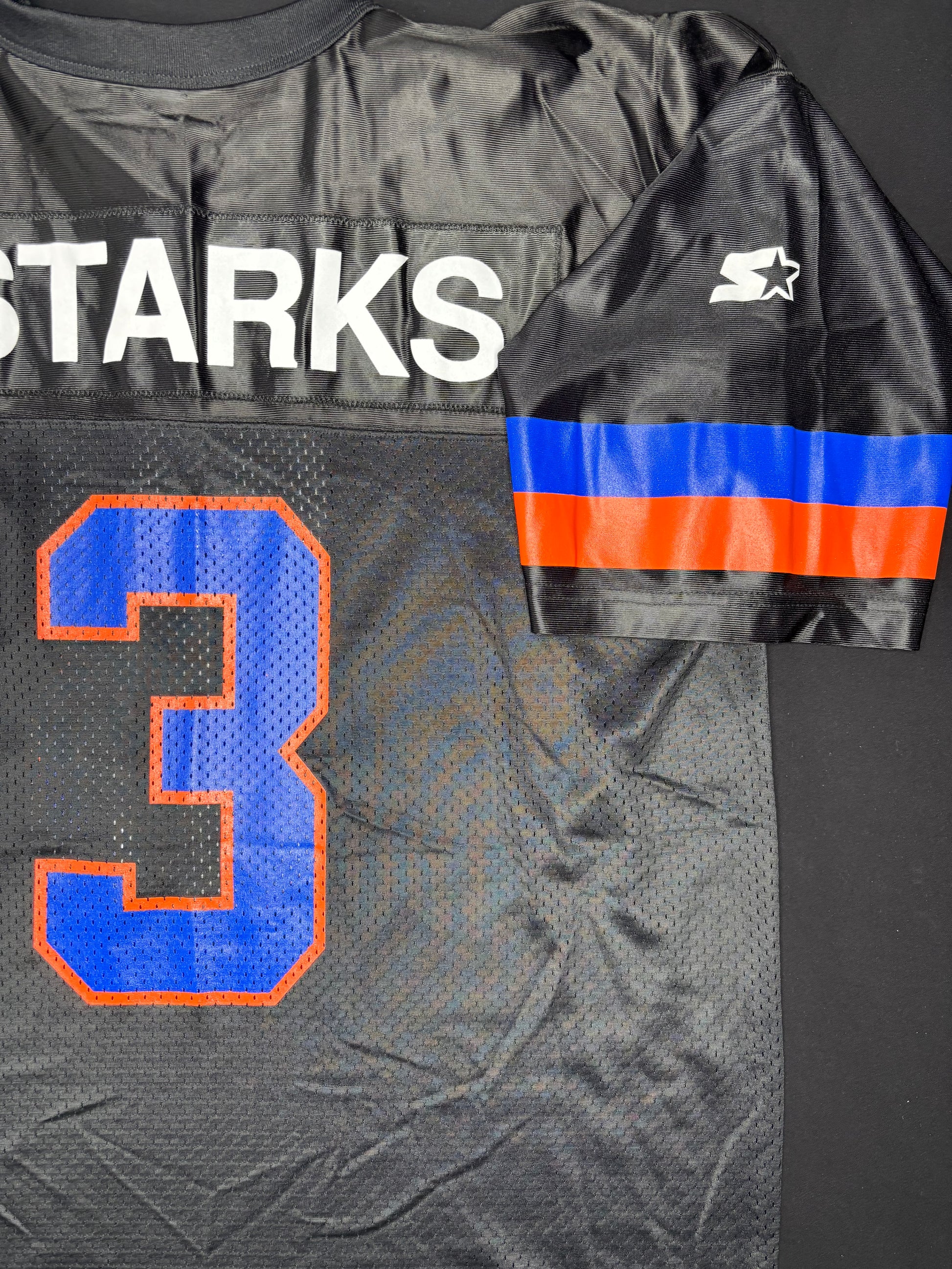 New York Knicks John Starks Starter Football Jersey Size: 54