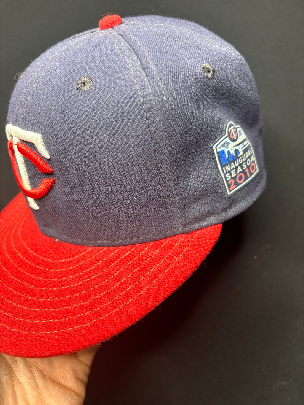 Minnesota Twins New Era 2010 Inaugural Season 7 1/4 5950 Fitted Hat