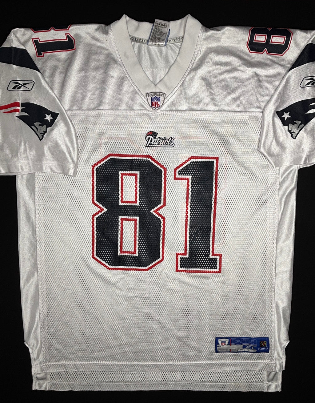 New England Patriots Randy Moss Reebok Football Jersey Size: XL