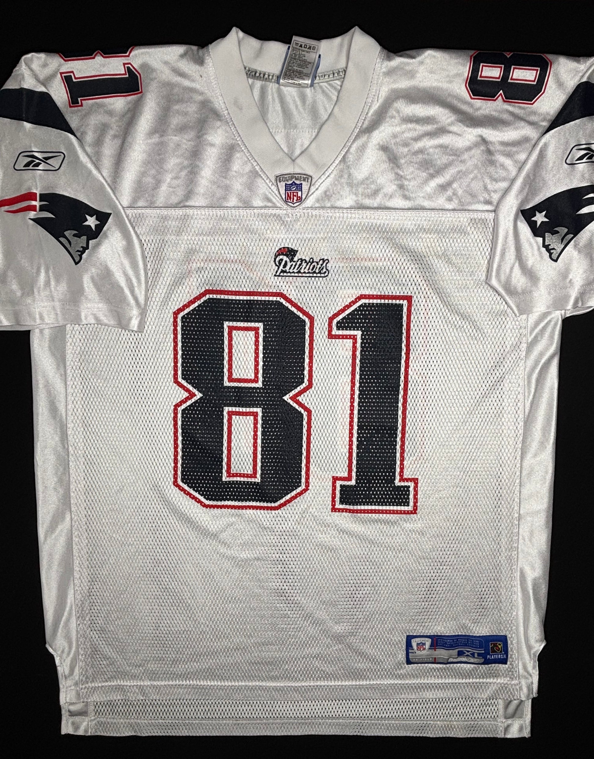 New England Patriots Randy Moss Reebok Football Jersey Size: XL