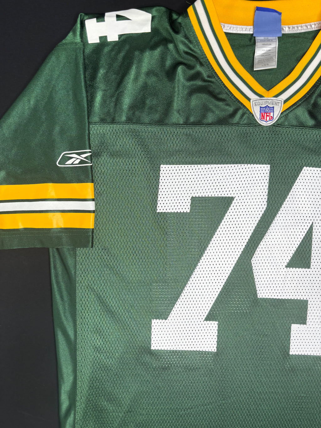 Green Bay Packers Aaron Kampman Reebok Football Jersey Size: Large