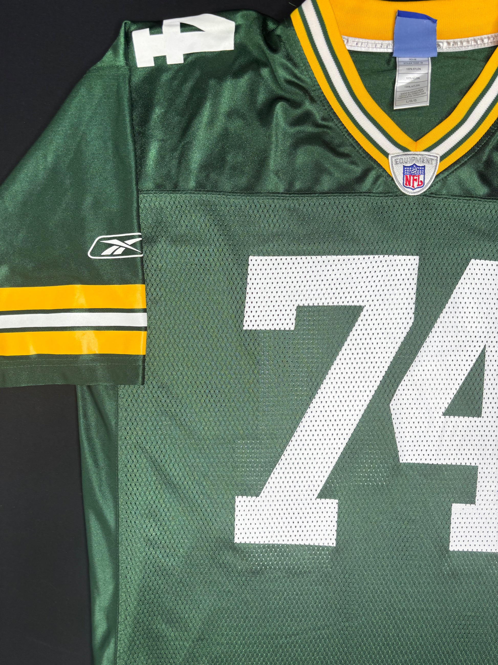 Green Bay Packers Aaron Kampman Reebok Football Jersey Size: Large
