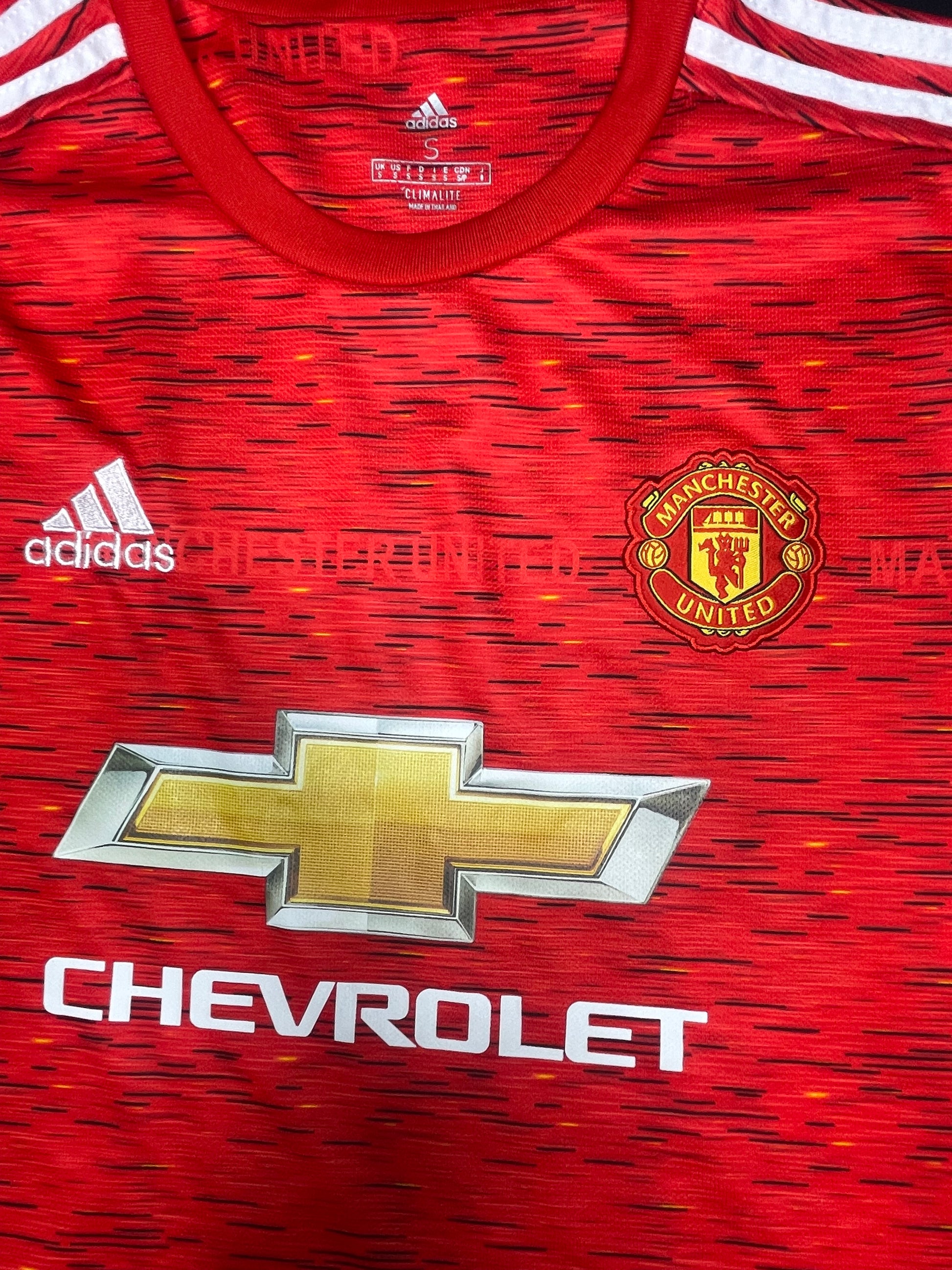Adidas Manchester United Soccer Jersey Size: Small