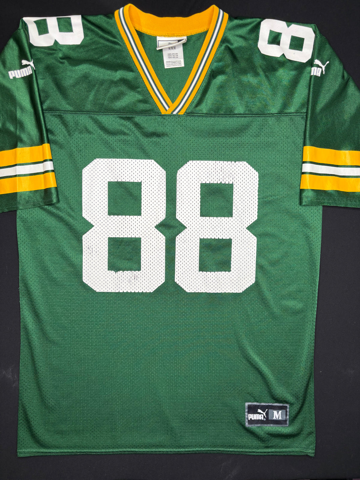 Green Bay Packers Bubba Franks Puma Football Jersey Size: Medium