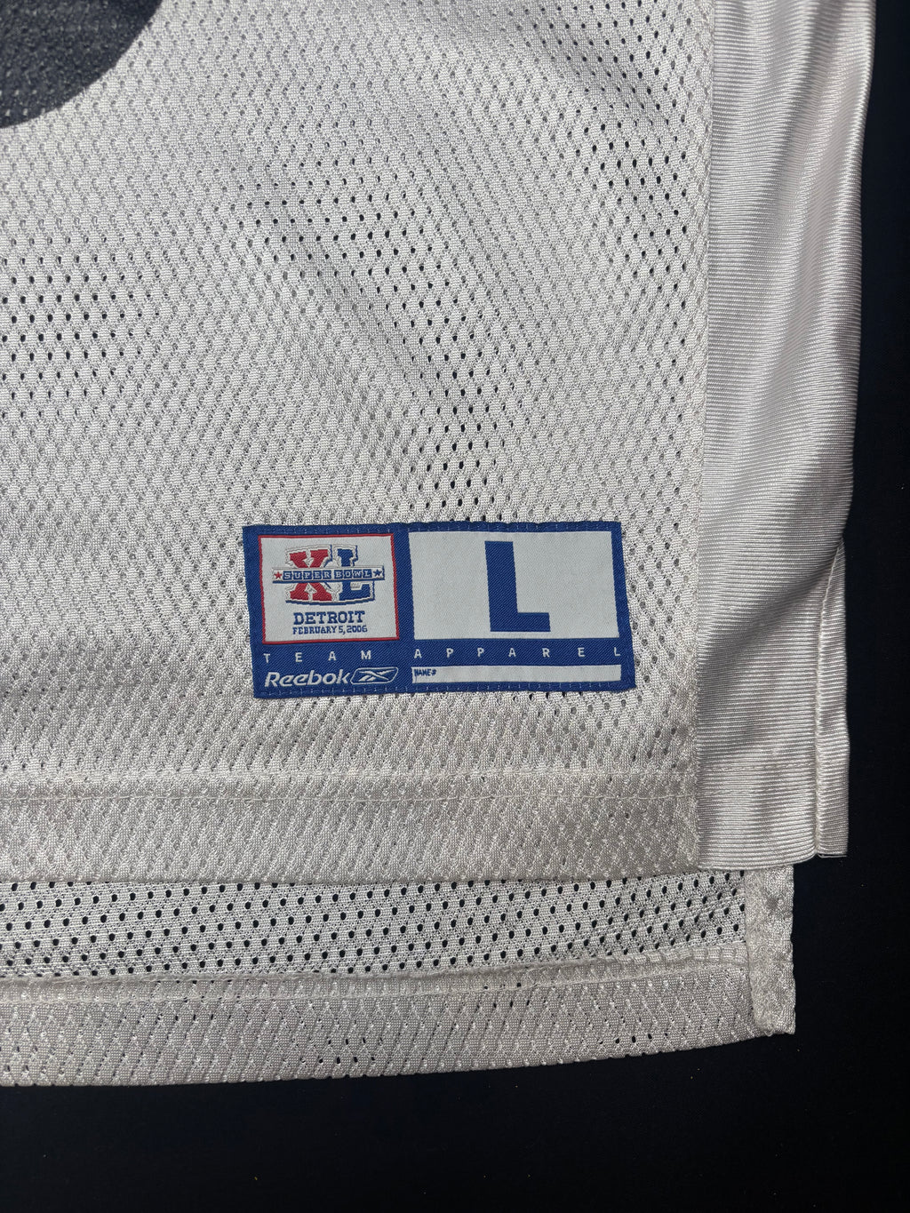 Pittsburgh Steelers Heath Miller Super Bowl 40 Reebok Football Jersey Size: Large