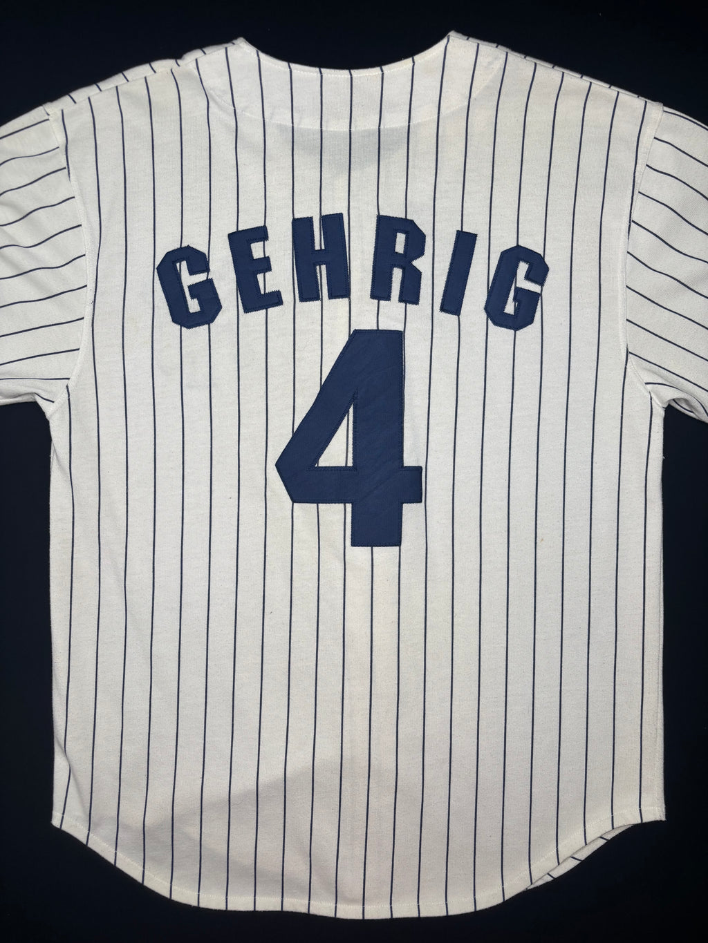 Vintage New York Yankees Lou Gehrig Starter Baseball Jersey Size: Large