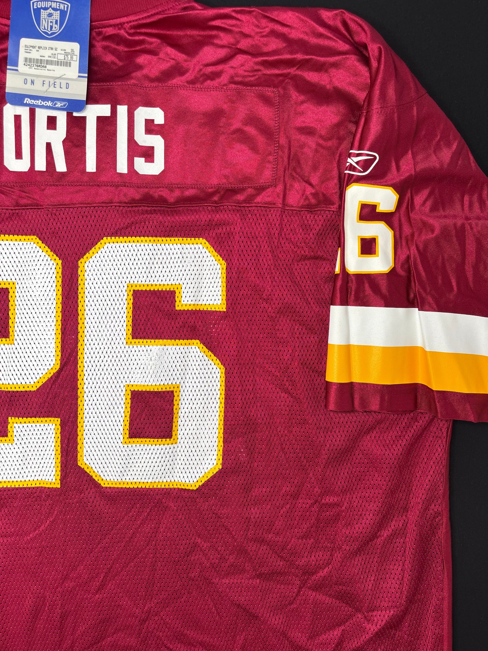 NWT Washington Redskins Clinton Portis Reebok Football Jersey Size: 3XL