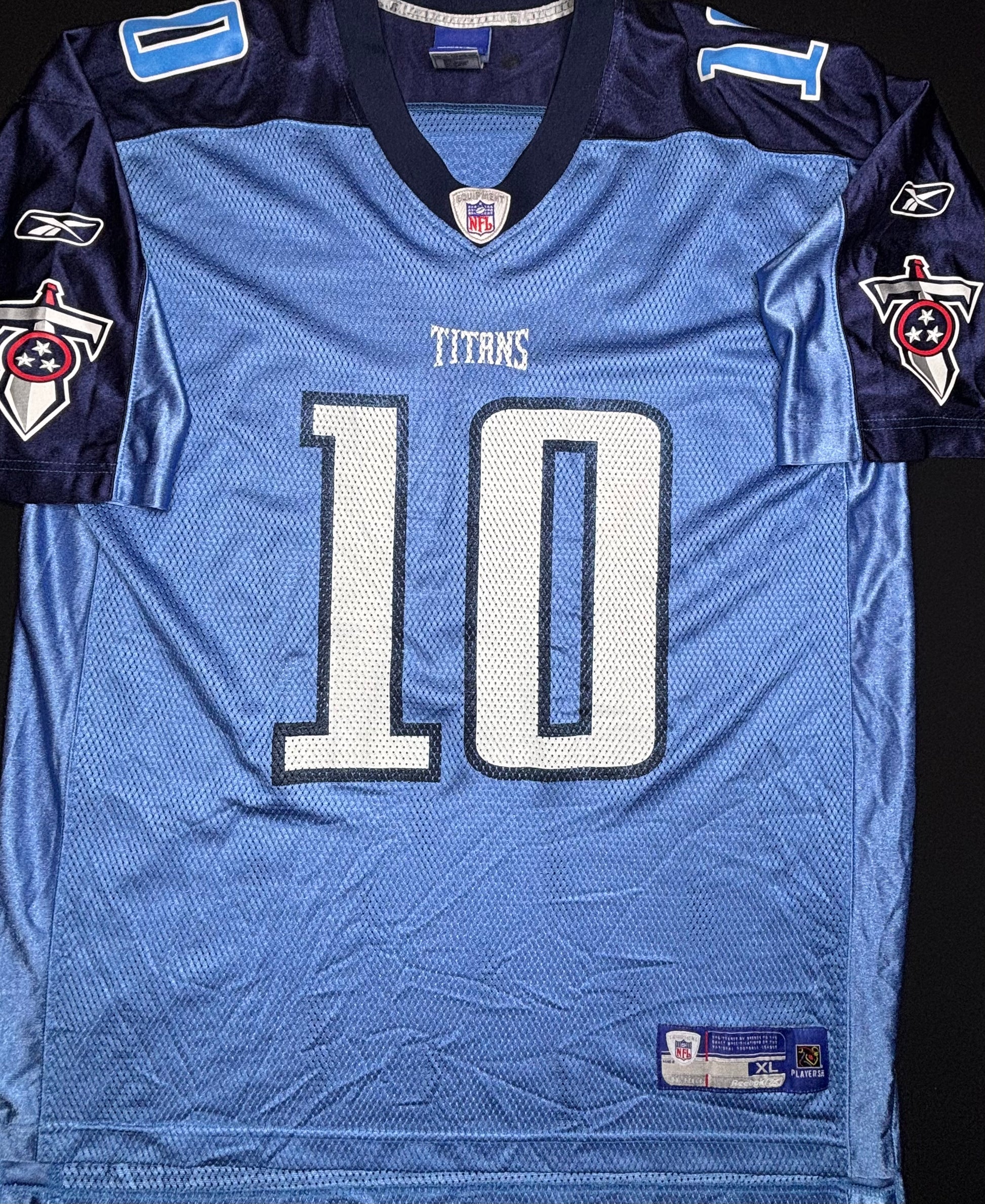Tennessee Titans Vince Young Reebok Football Jersey Size: XL