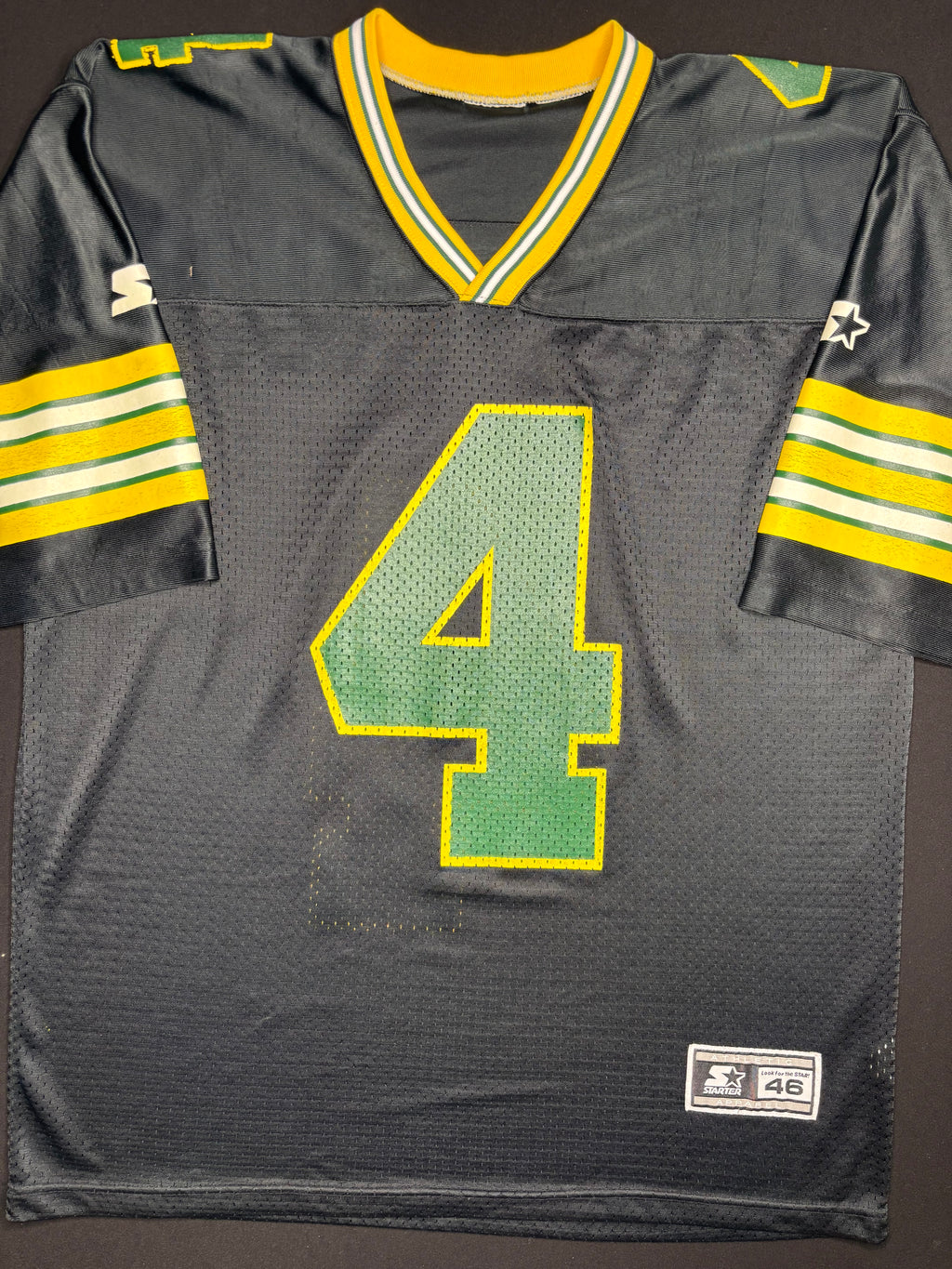 Green Bay Packers Brett Favre Starter Football Jersey Size: 46