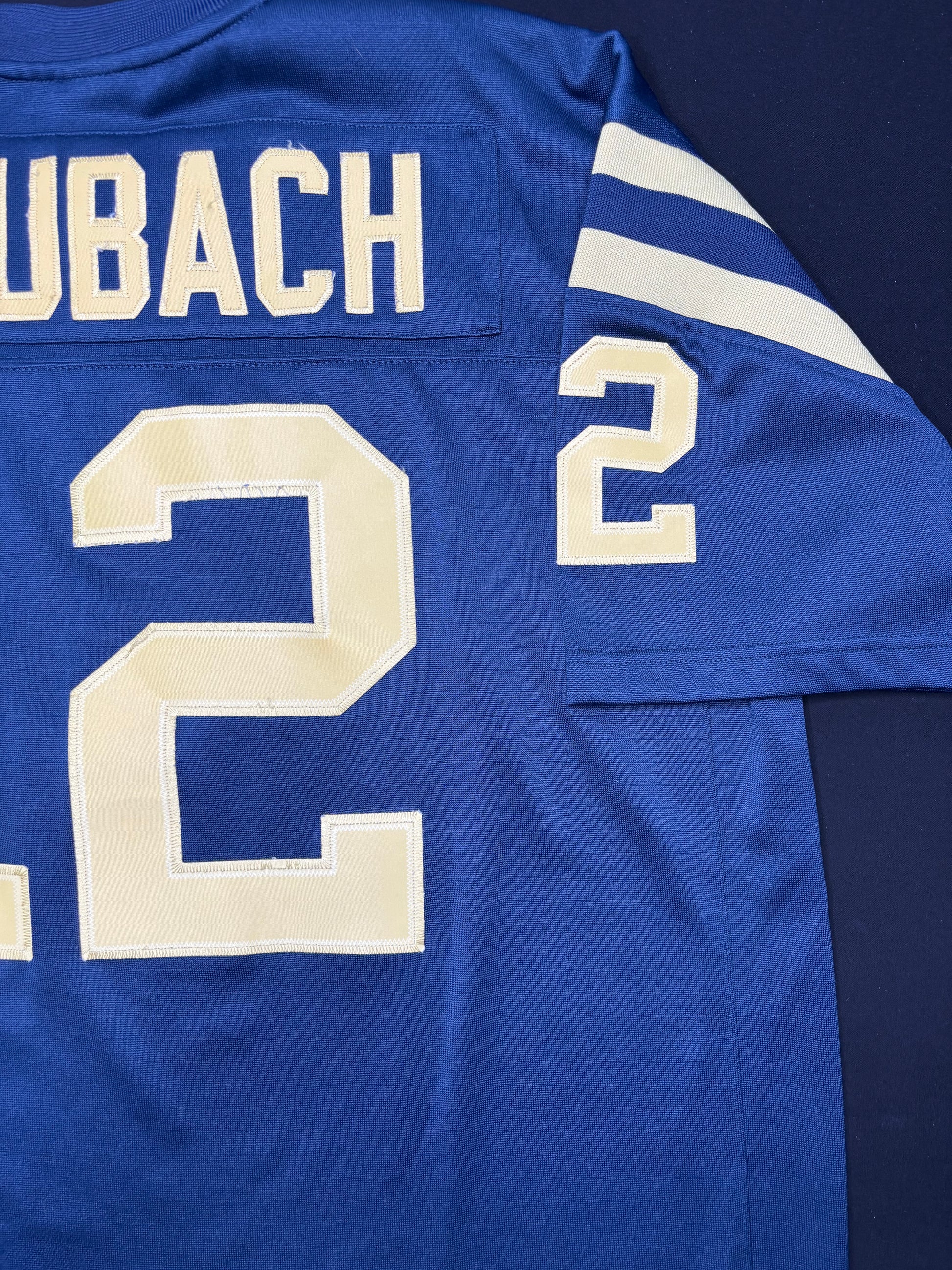 Navy Roger Staubach Adidas HWA Football Jersey Size: Large