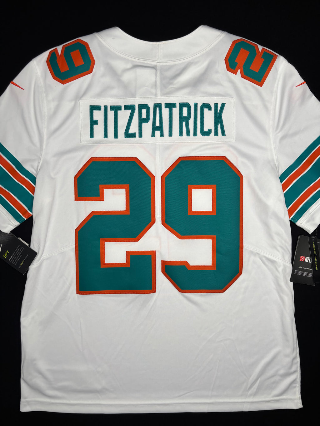 NWT Miami Dolphins Minkah Fitzpatrick Nike Game Football Jersey Size: Large