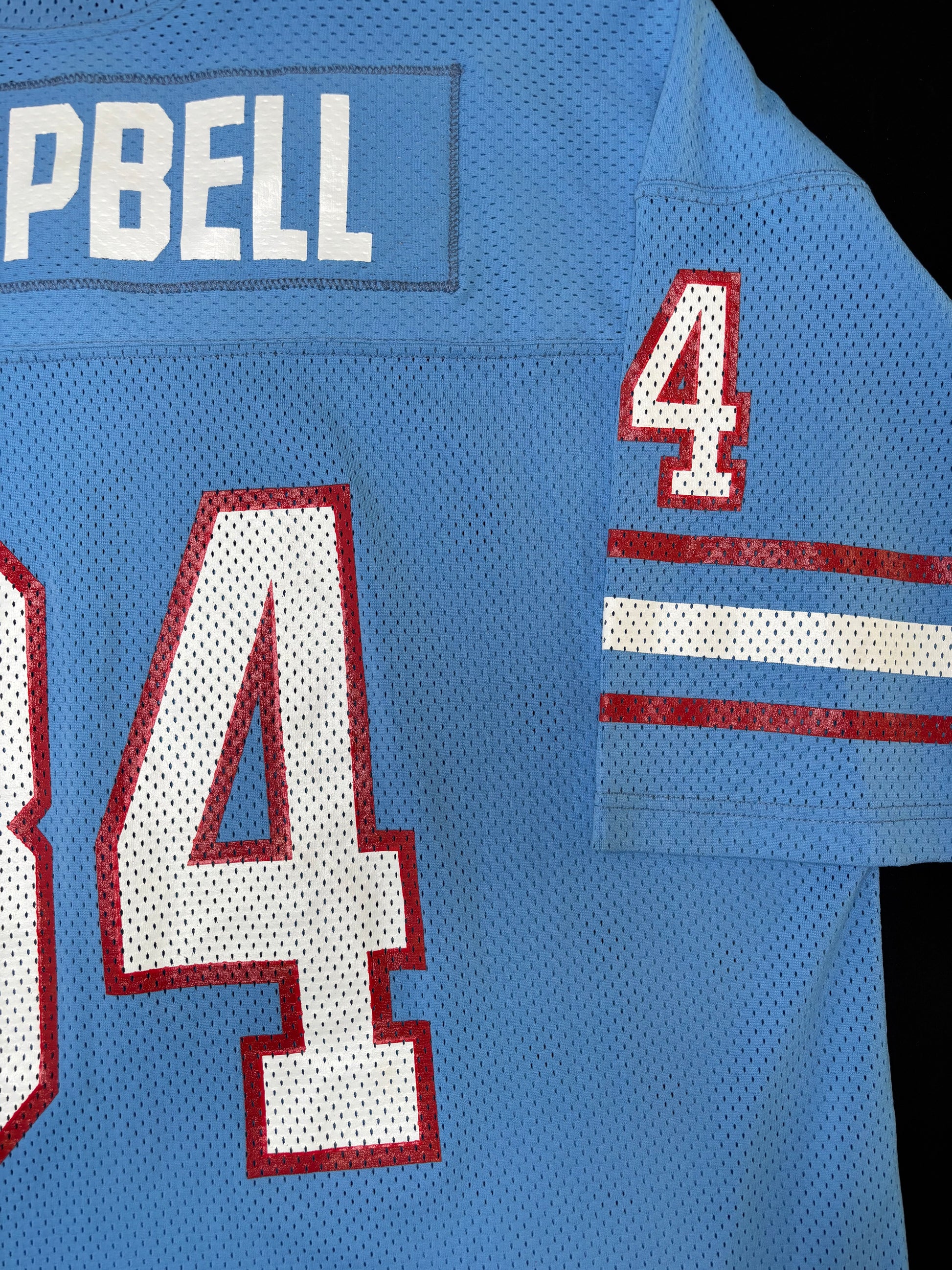 Houston Oilers Earl Campbell 80’ Mitchell & Ness Authentic Football Jersey Size: 4XL