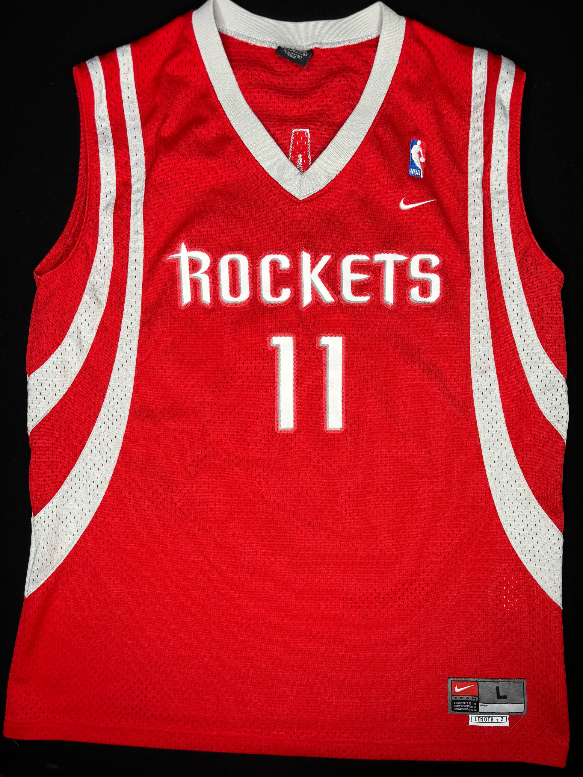 Vintage Houston Rockets Yao Ming Nike Swingman Basketball Jersey Size: Large