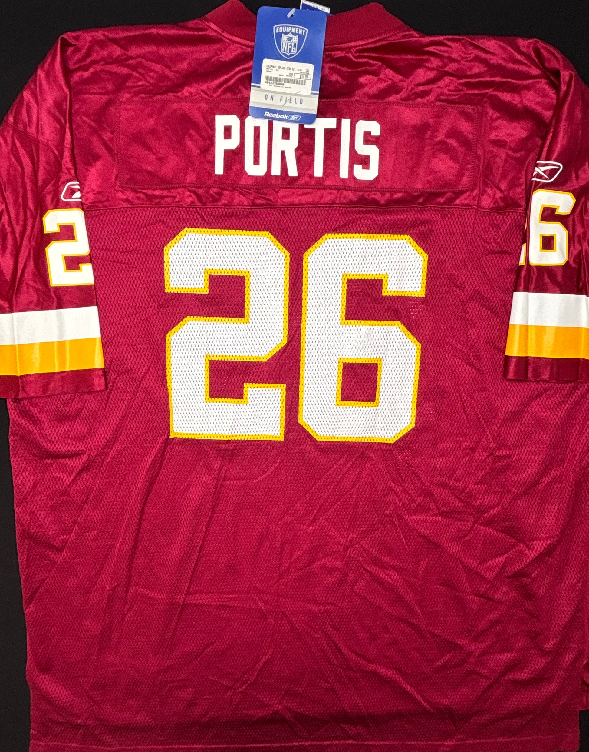 NWT Washington Redskins Clinton Portis Reebok Football Jersey Size: 3XL