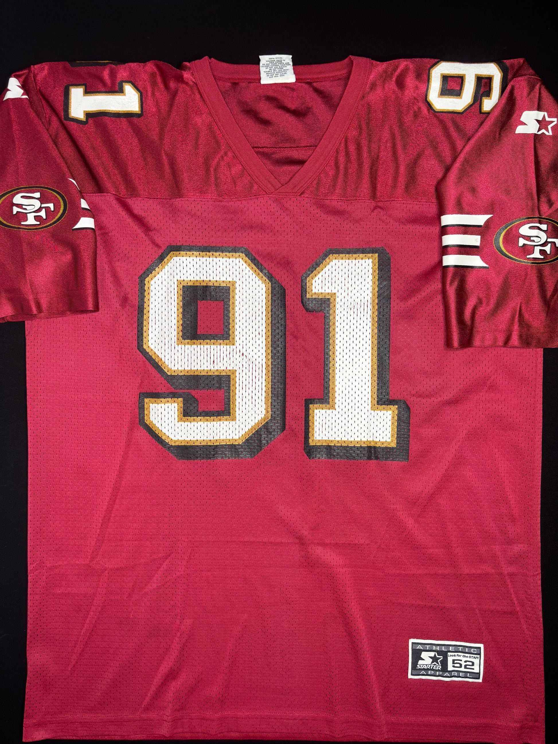 San Francisco 49ers Kevin Greene Starter Football Jersey Size: 52