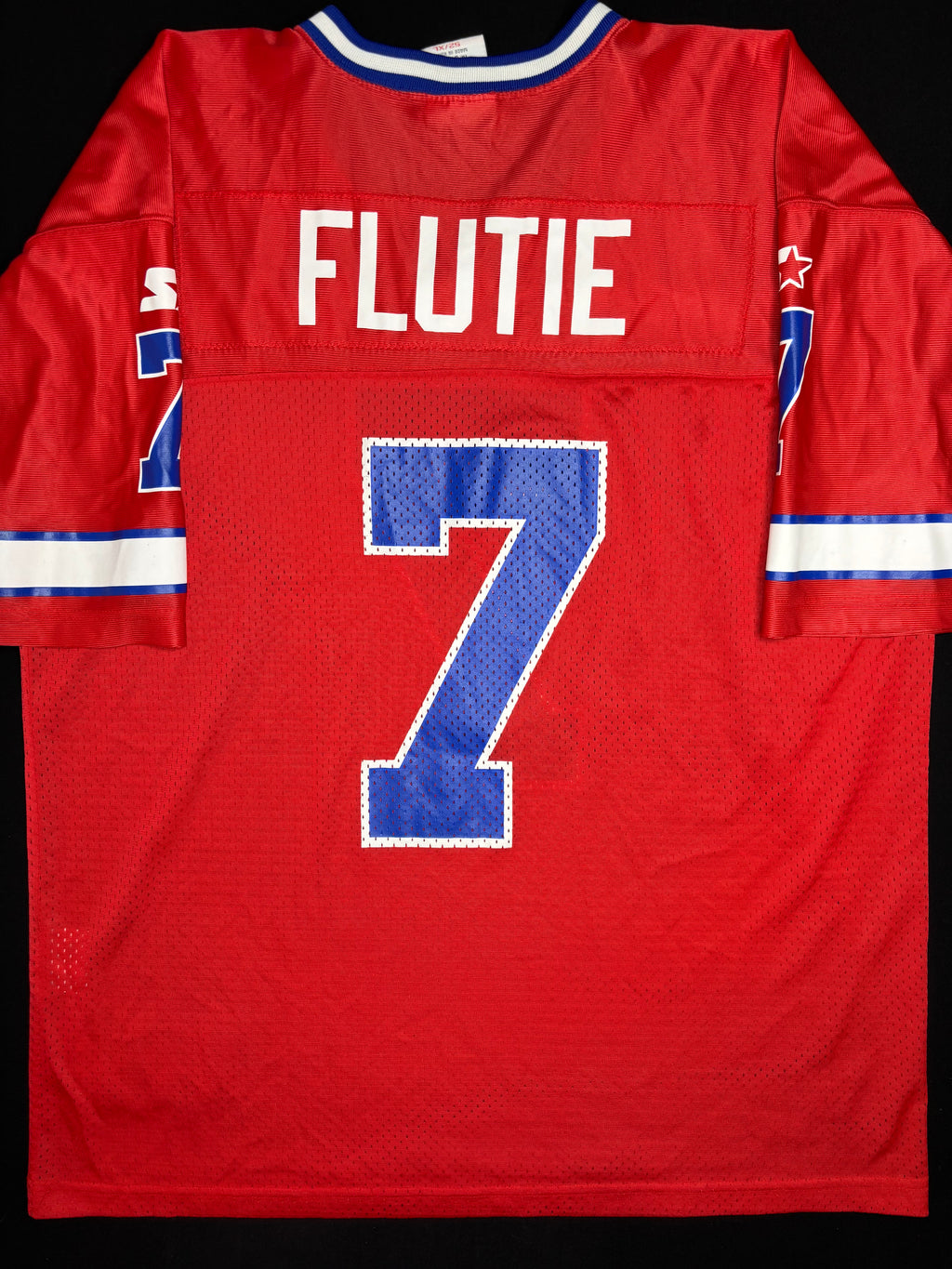 Buffalo Bills Doug Flutie Alt Red Starter Football Jersey Size: 52