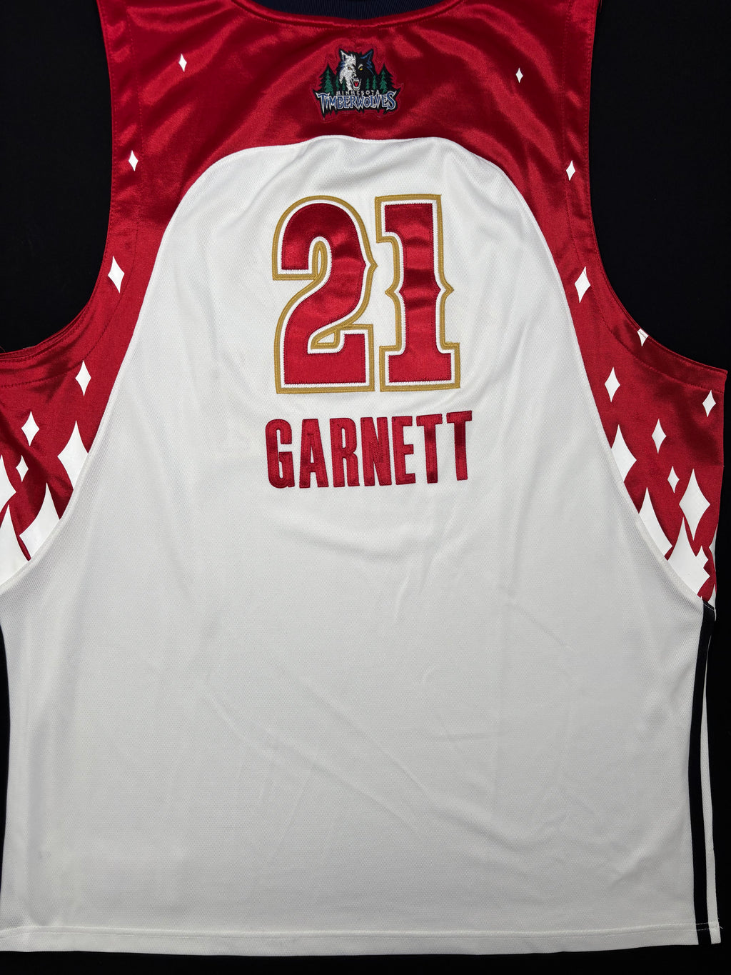 Minnesota Timberwolves Kevin Garnett Authentic 2007 All Star Adidas Basketball Jersey Size: 52
