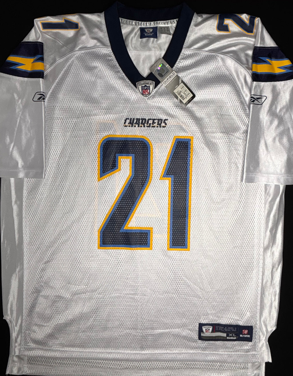 NWT San Diego Chargers Ladainian Tomlinson Reebok Football Jersey Size: XXL